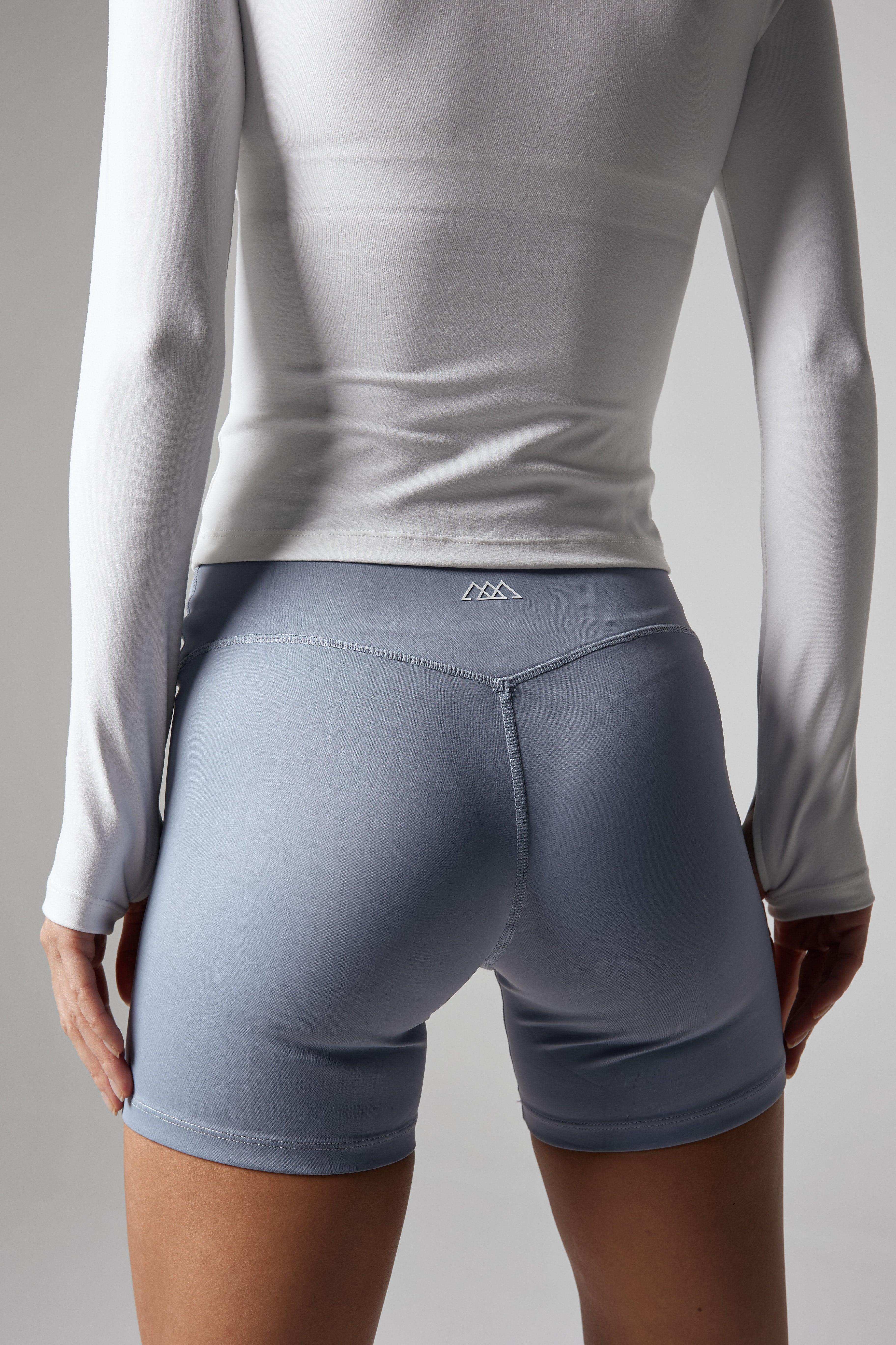 Energy Biker Shorts - Columbia Blue