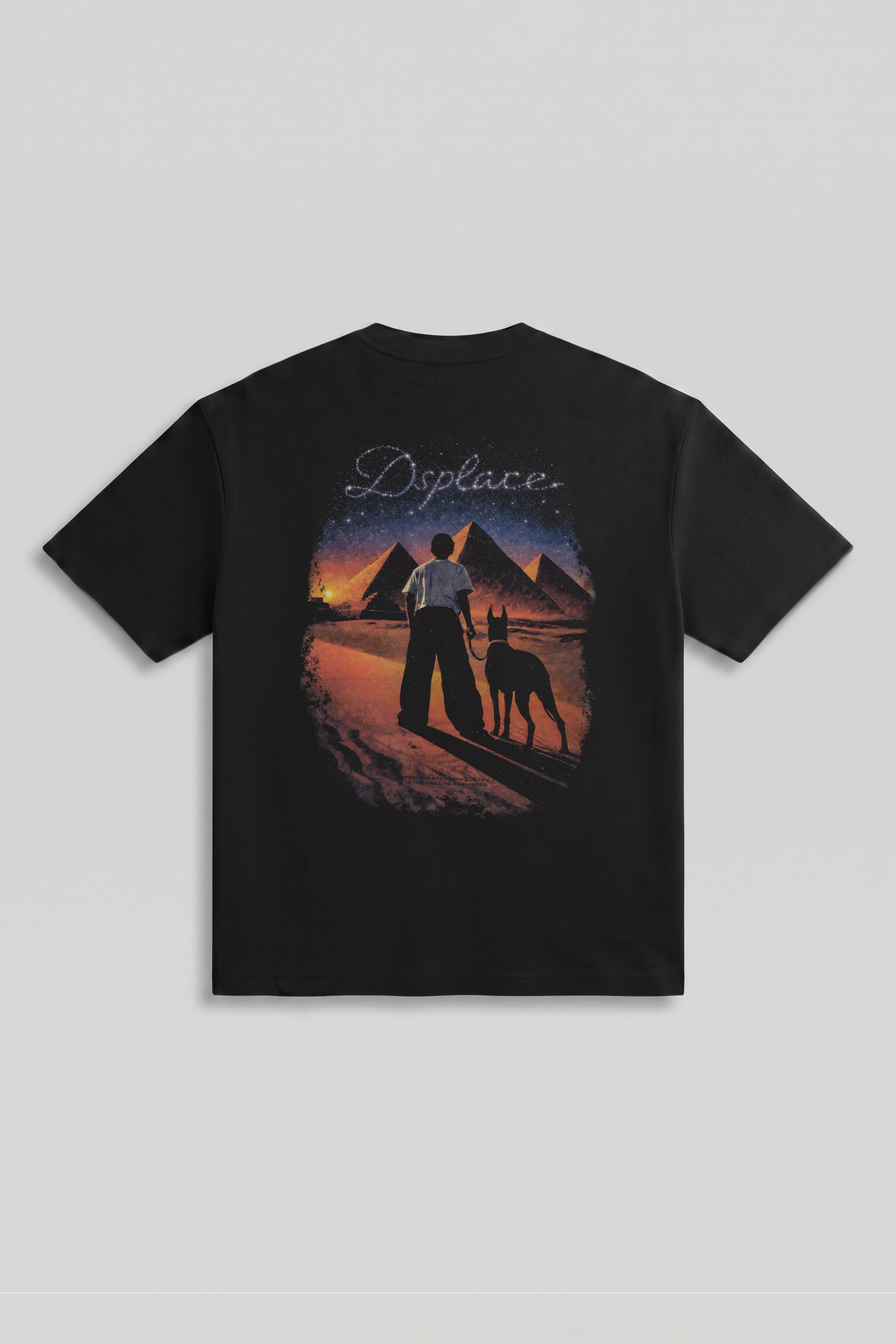 Pyramids Boxy Tee - Black