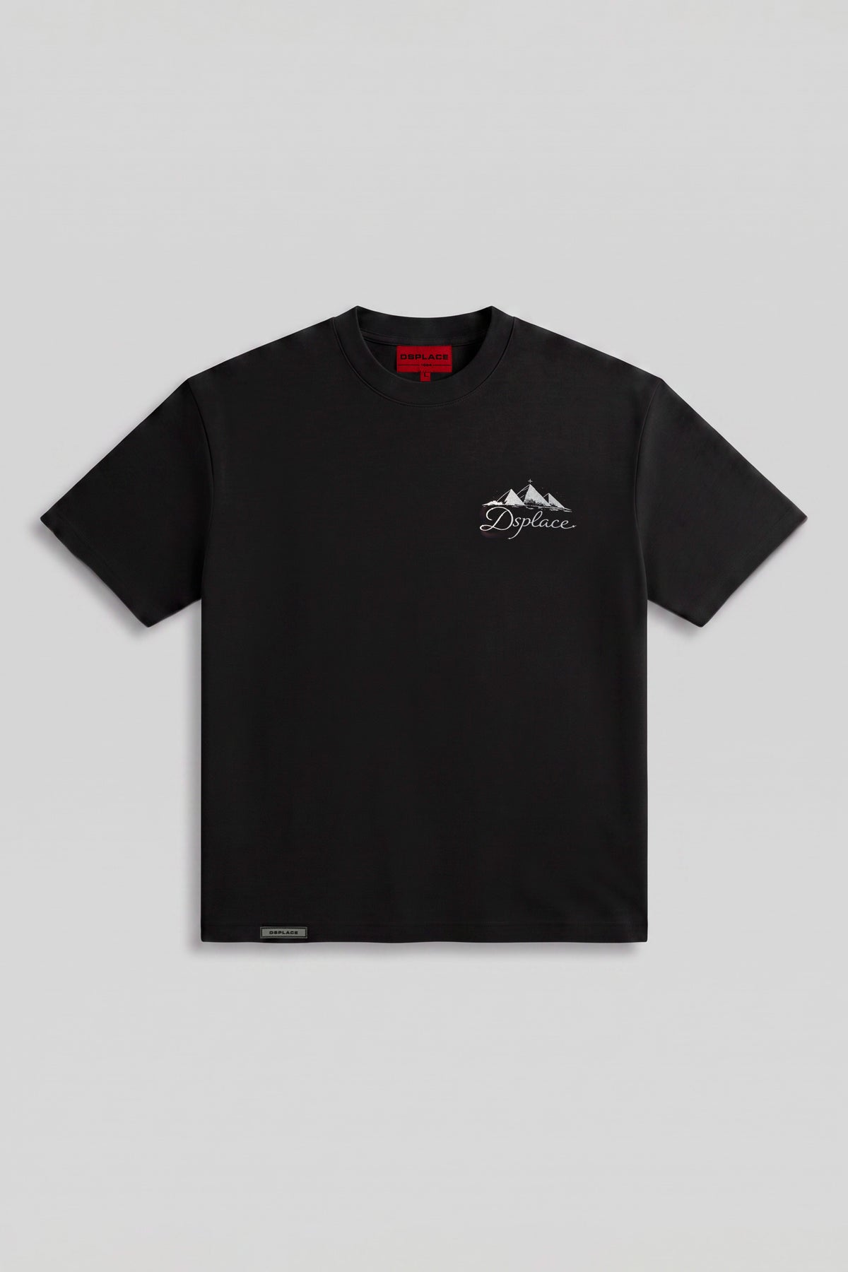 Pyramids Boxy Tee - Jet Black