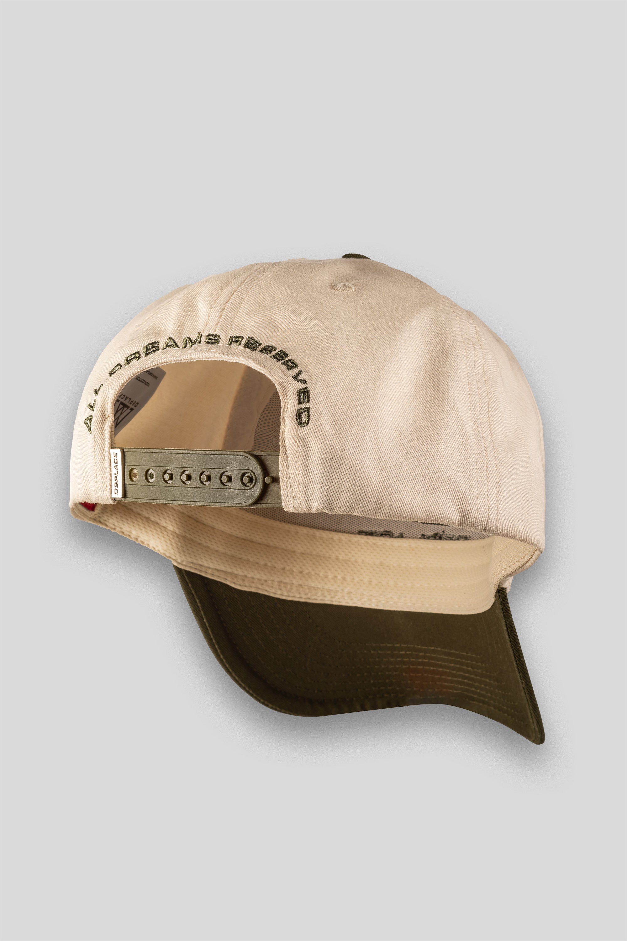 The Rush Cap - Beige & Olive
