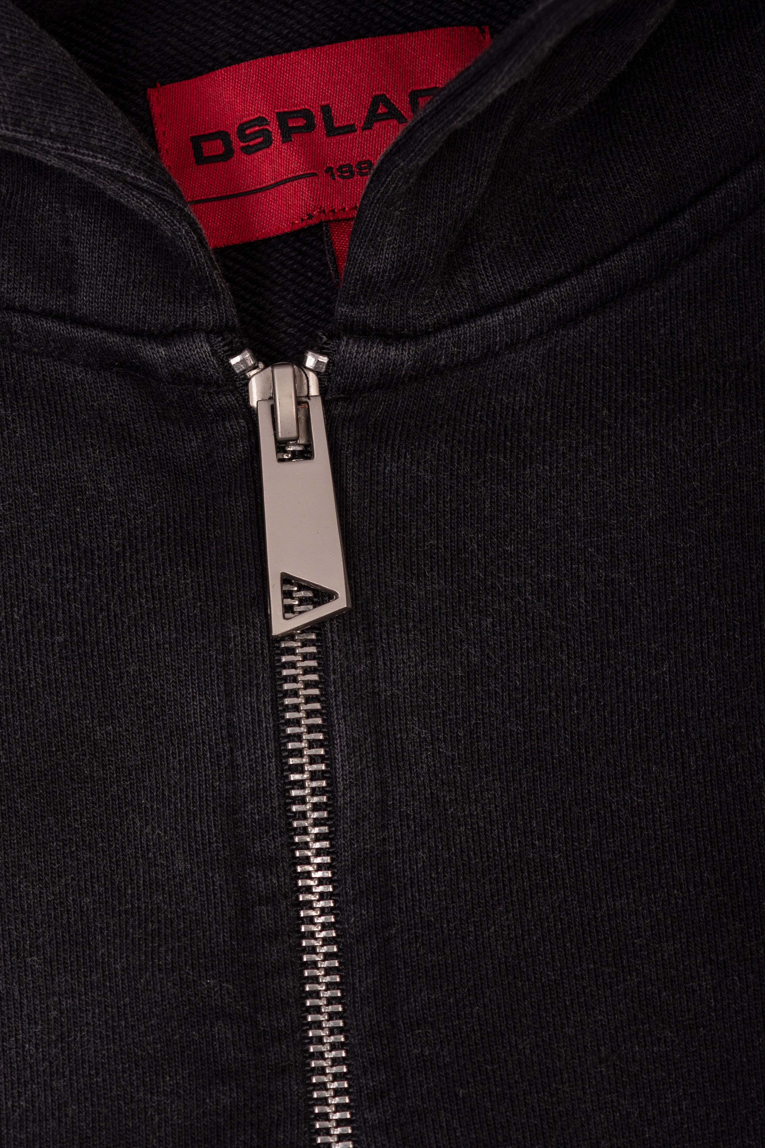 Arden Zipper Hoodie - Washed Black