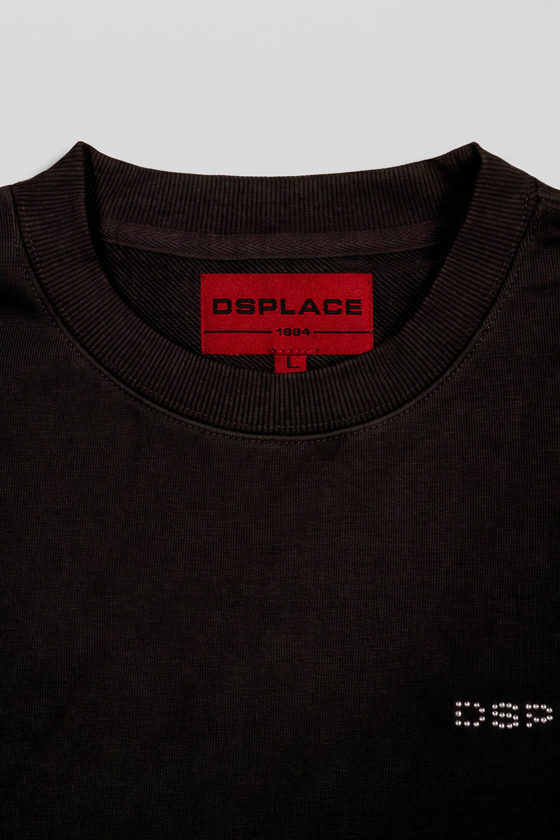 The Ajax Crewneck - Black Lumina Logo