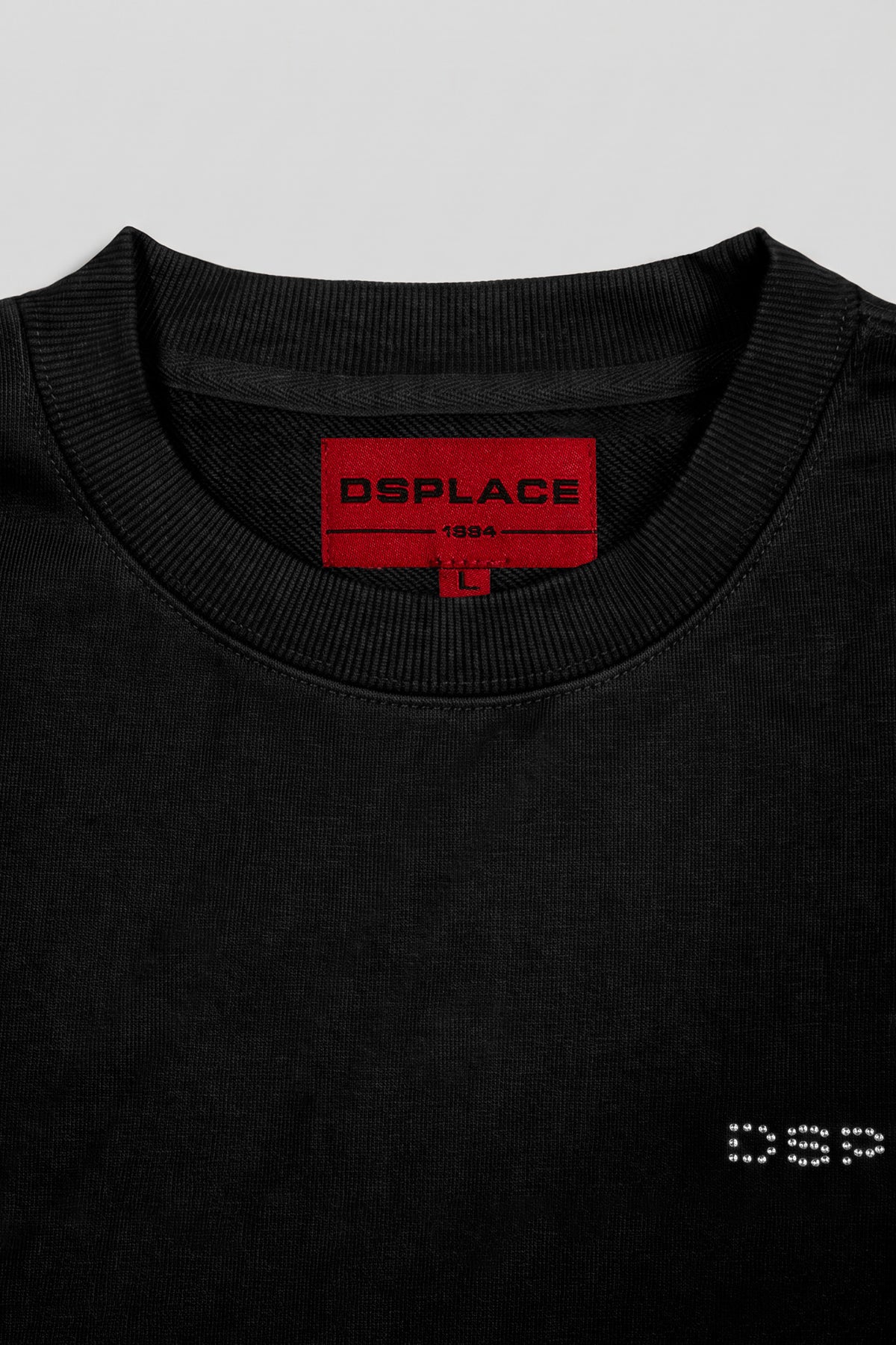 The Ajax Crewneck - Black Lumina Logo