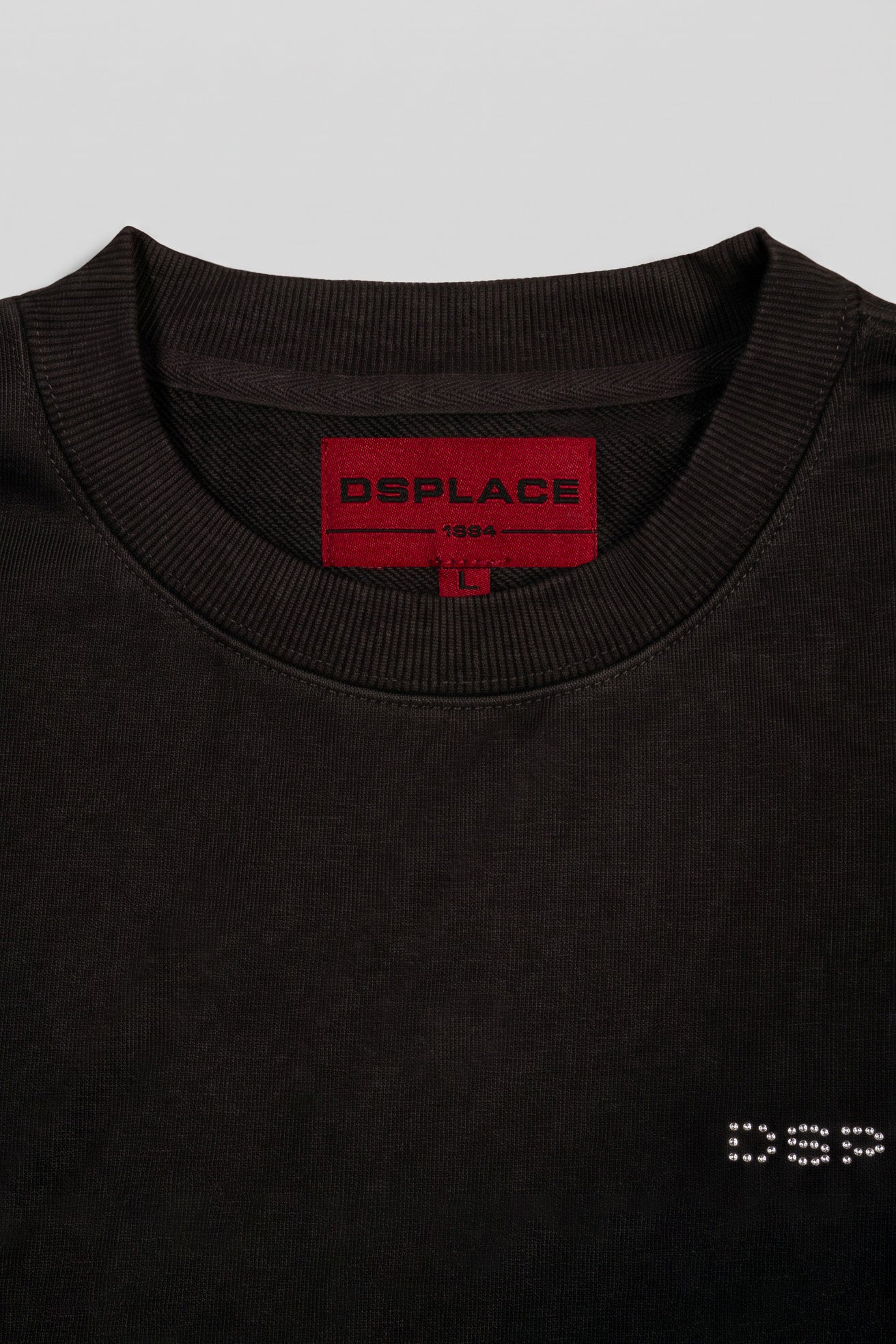 The Ajax Crewneck - Black Lumina Logo
