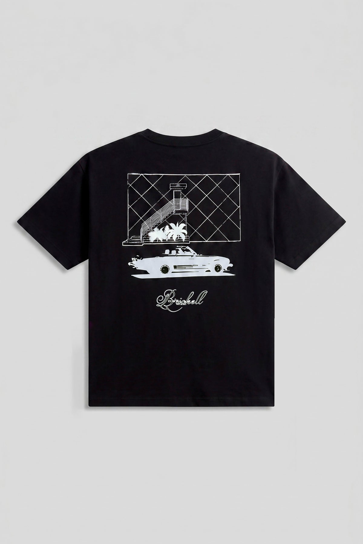 Brickell Boxy Tee - Jet Black
