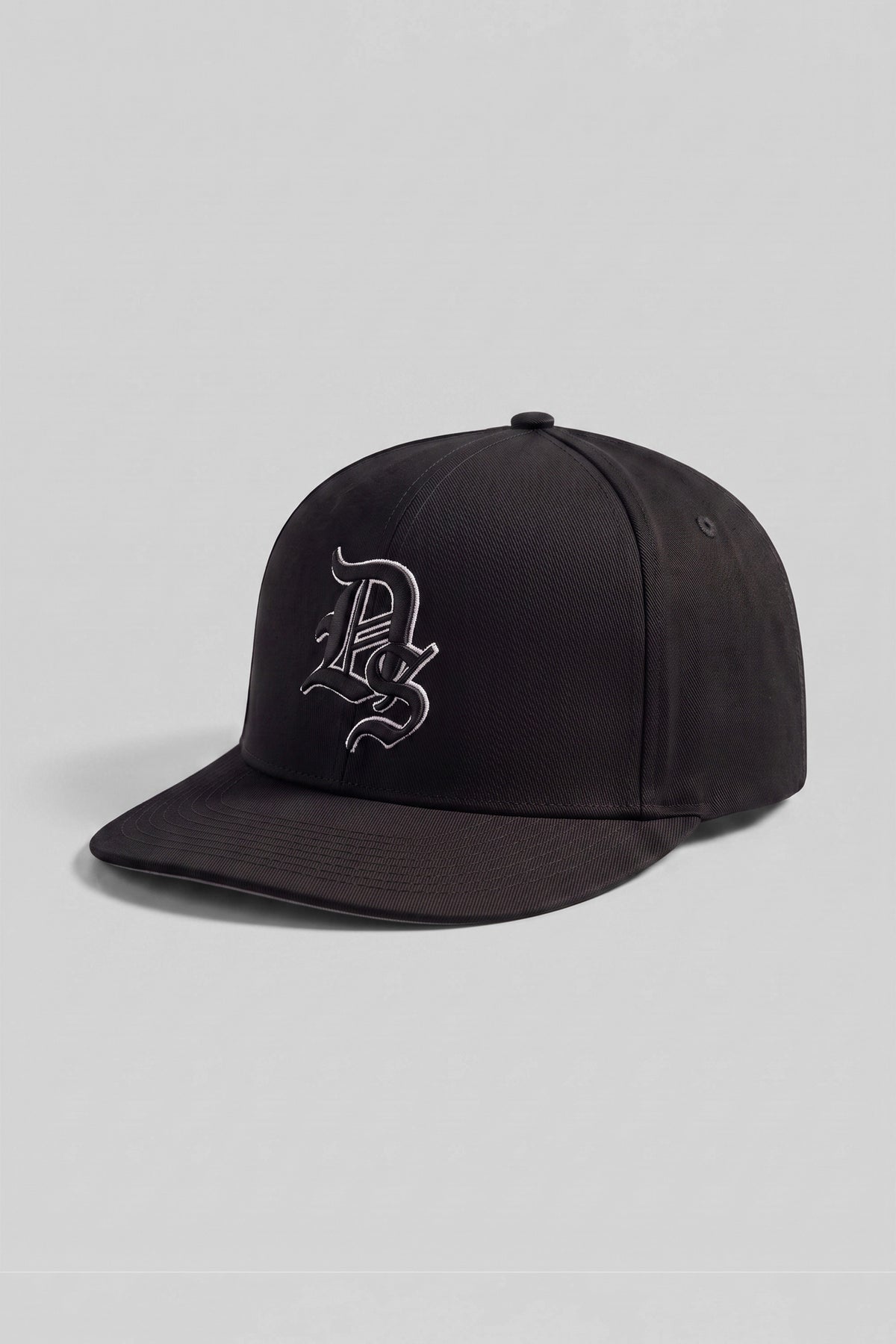 Fitted Baseball Cap - Jet Black
