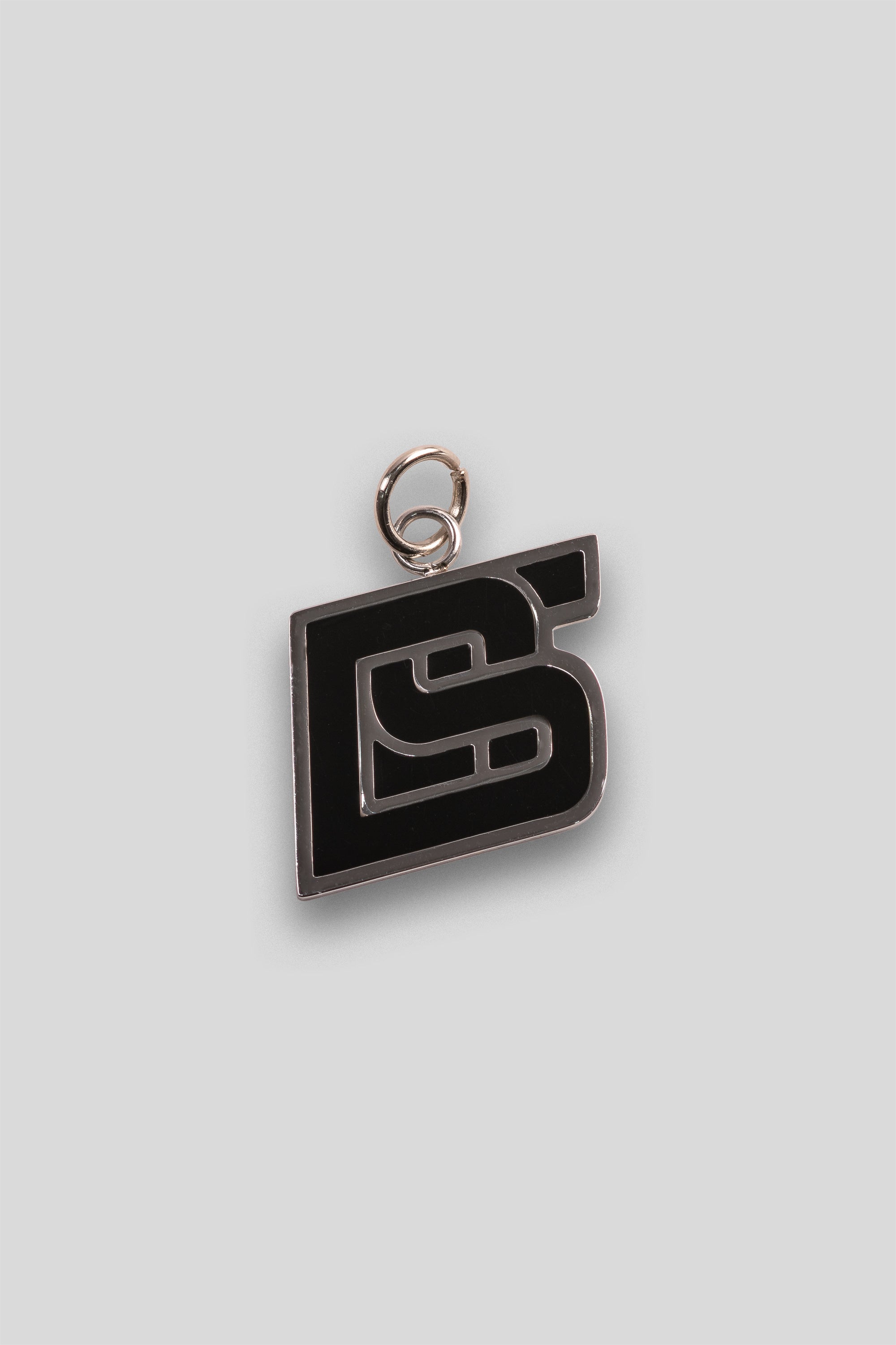 Signature Pendant - Silver/Black