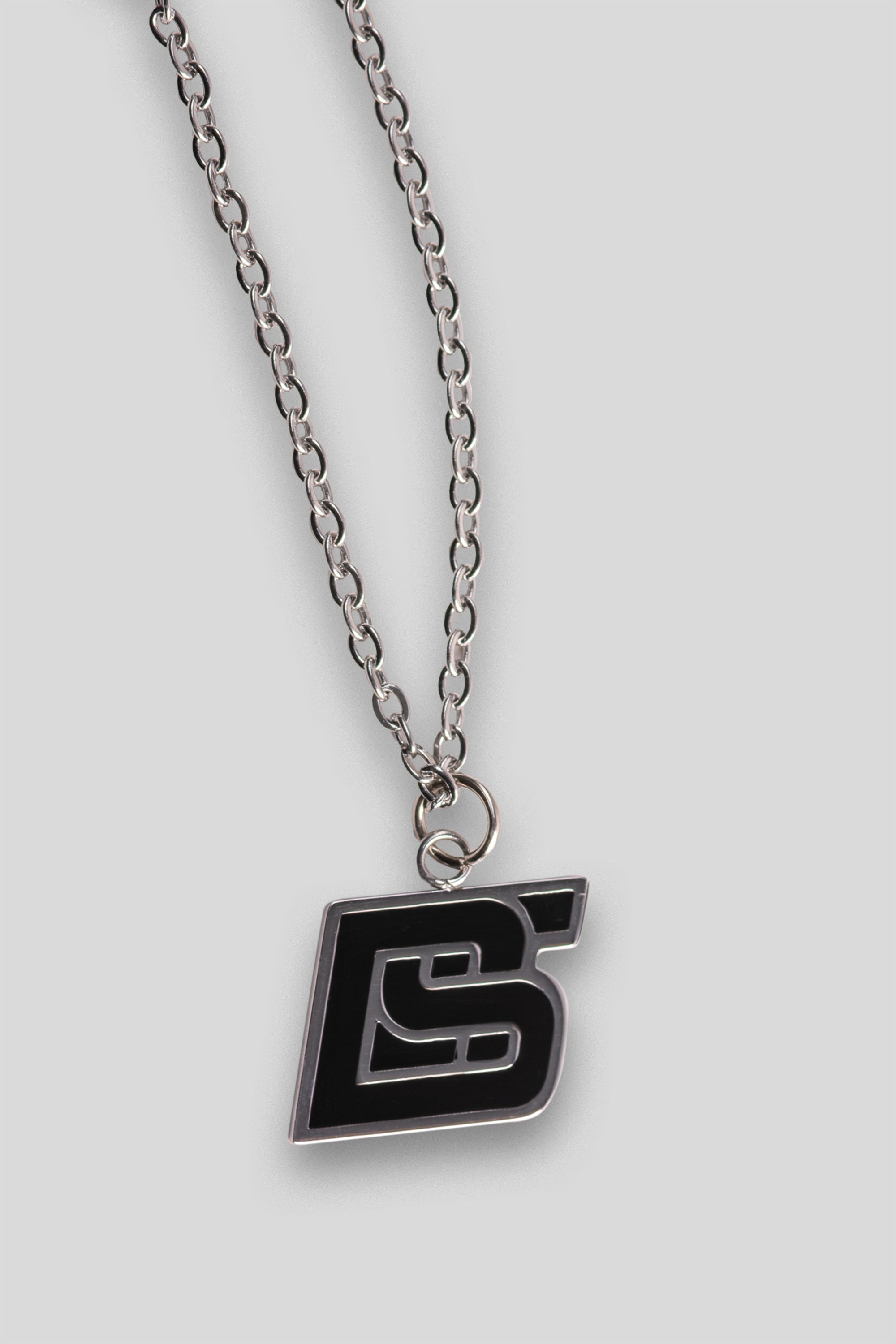 Signature Pendant - Silver/Black