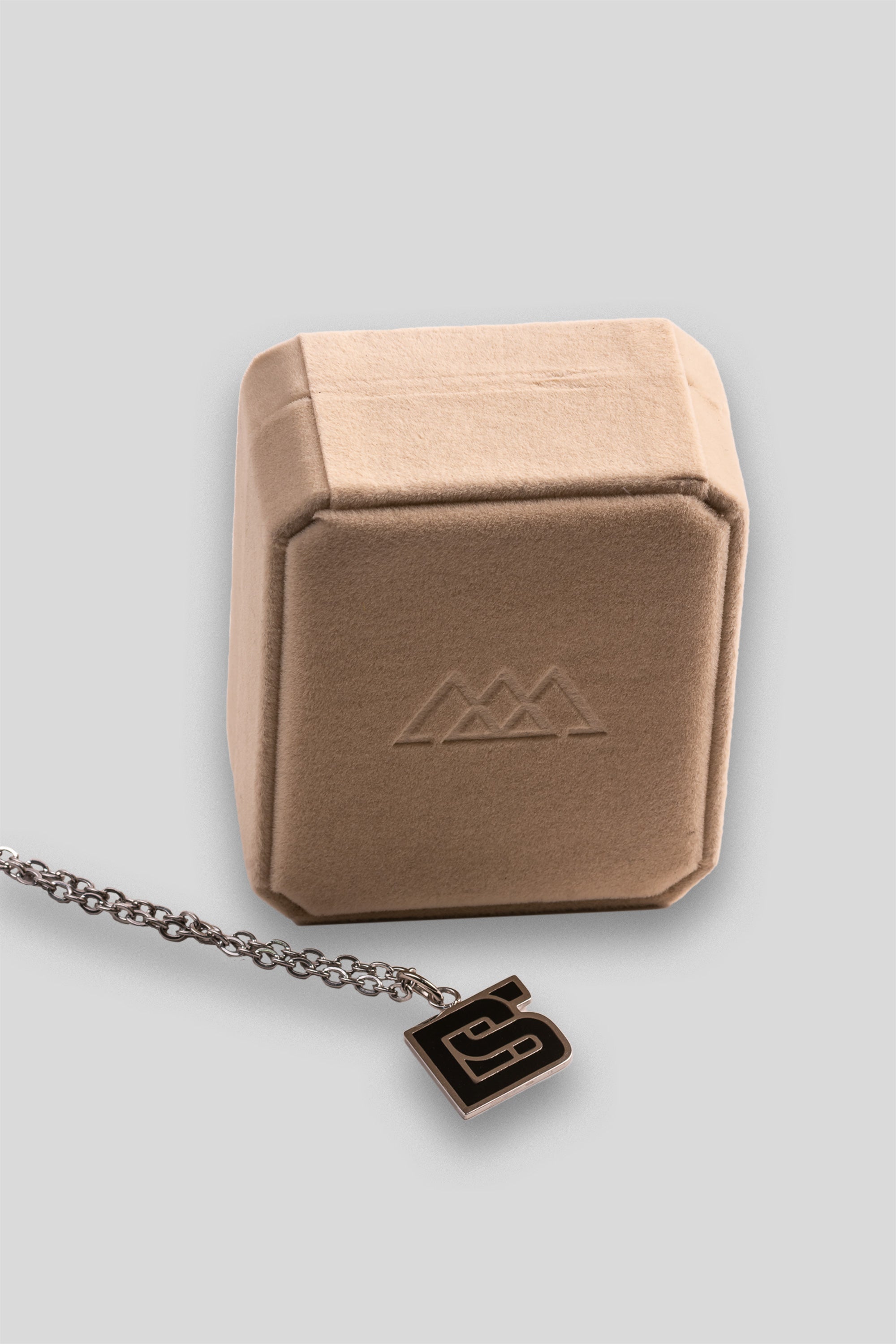 Signature Pendant - Silver/Black