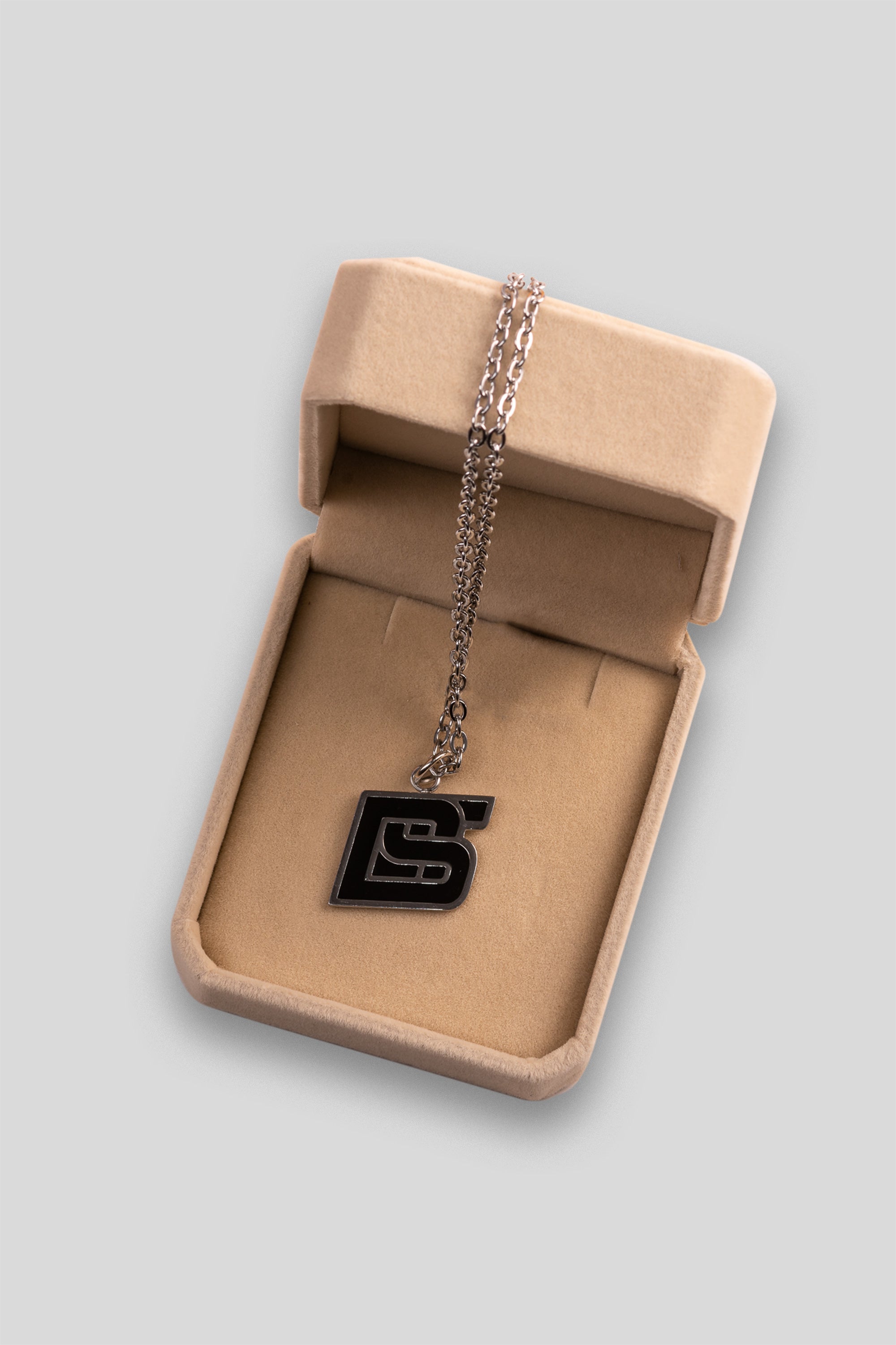 Signature Pendant - Silver/Black