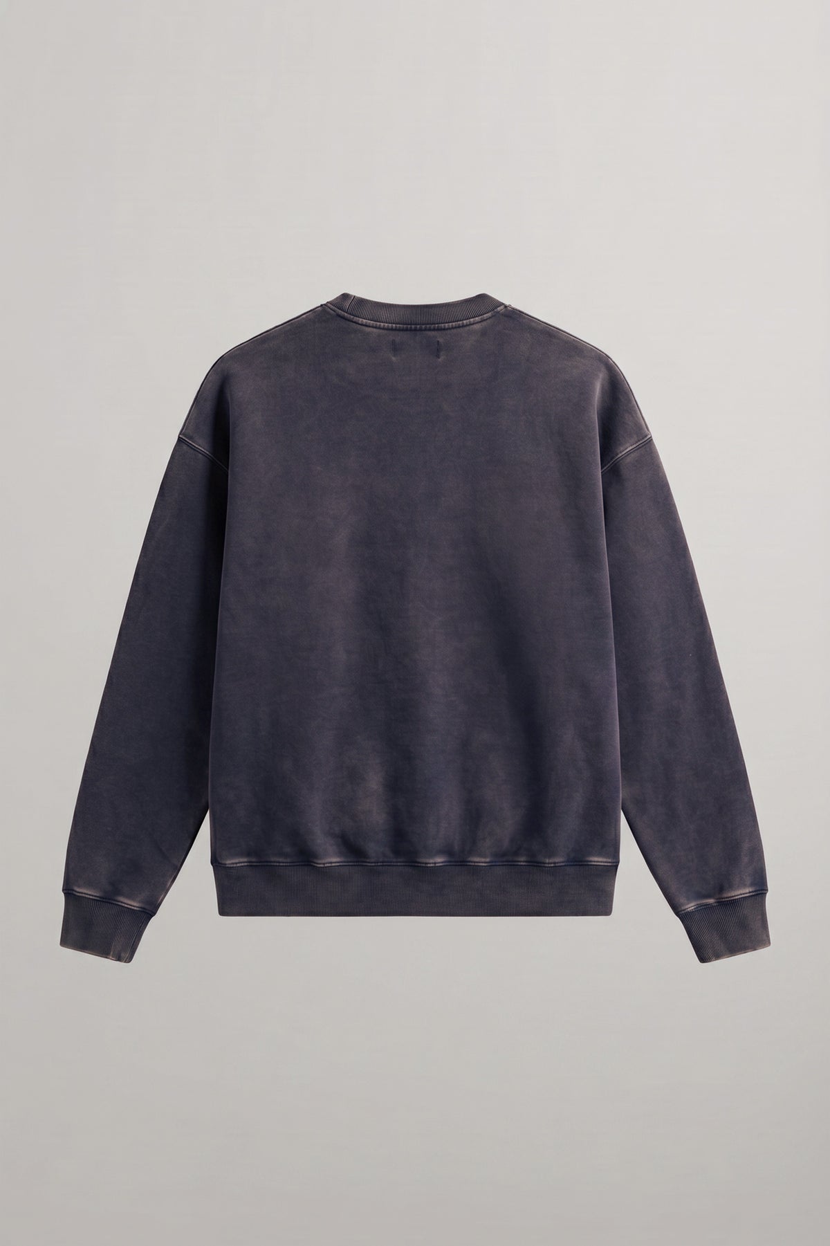 The Ajax Crewneck - Indigo Washed University Logo