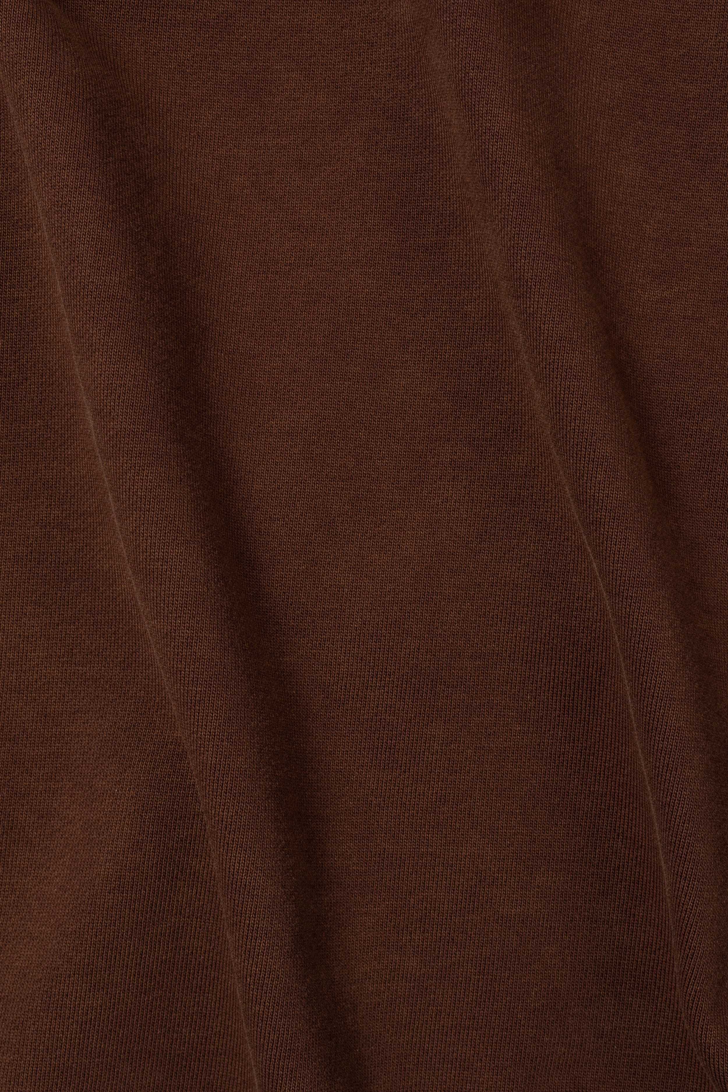 Zyra Cropped Zipper Hoodie - Washed Mocha