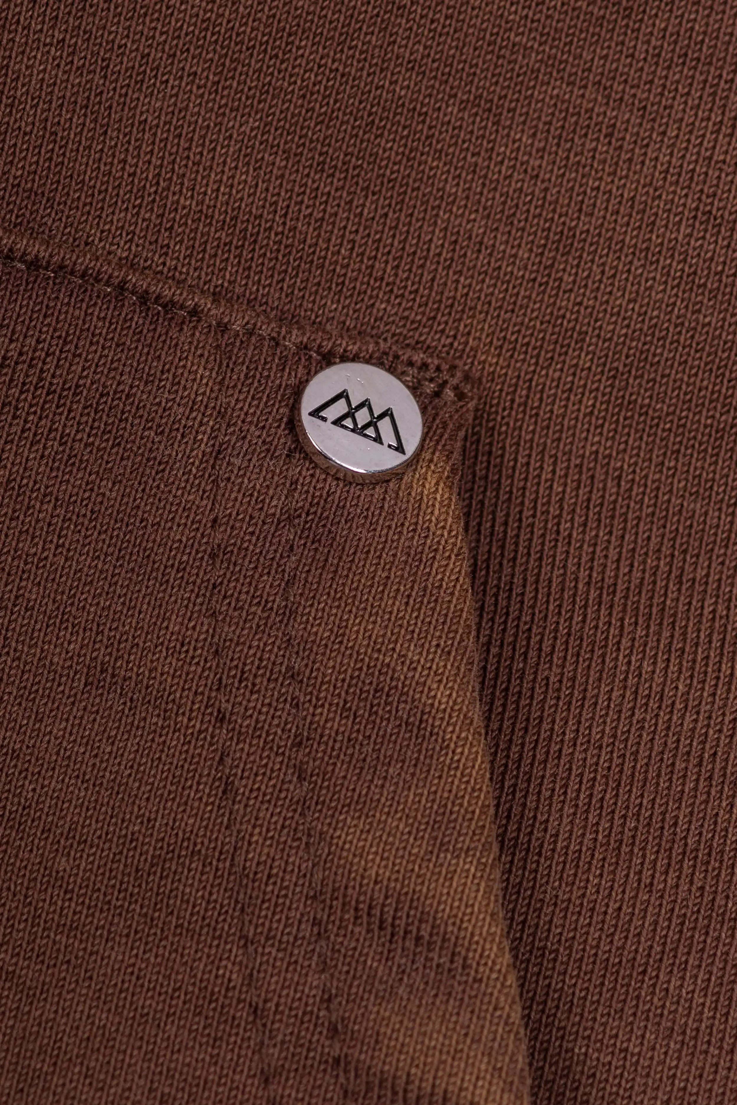 Arden Zipper Hoodie - Washed Mocha
