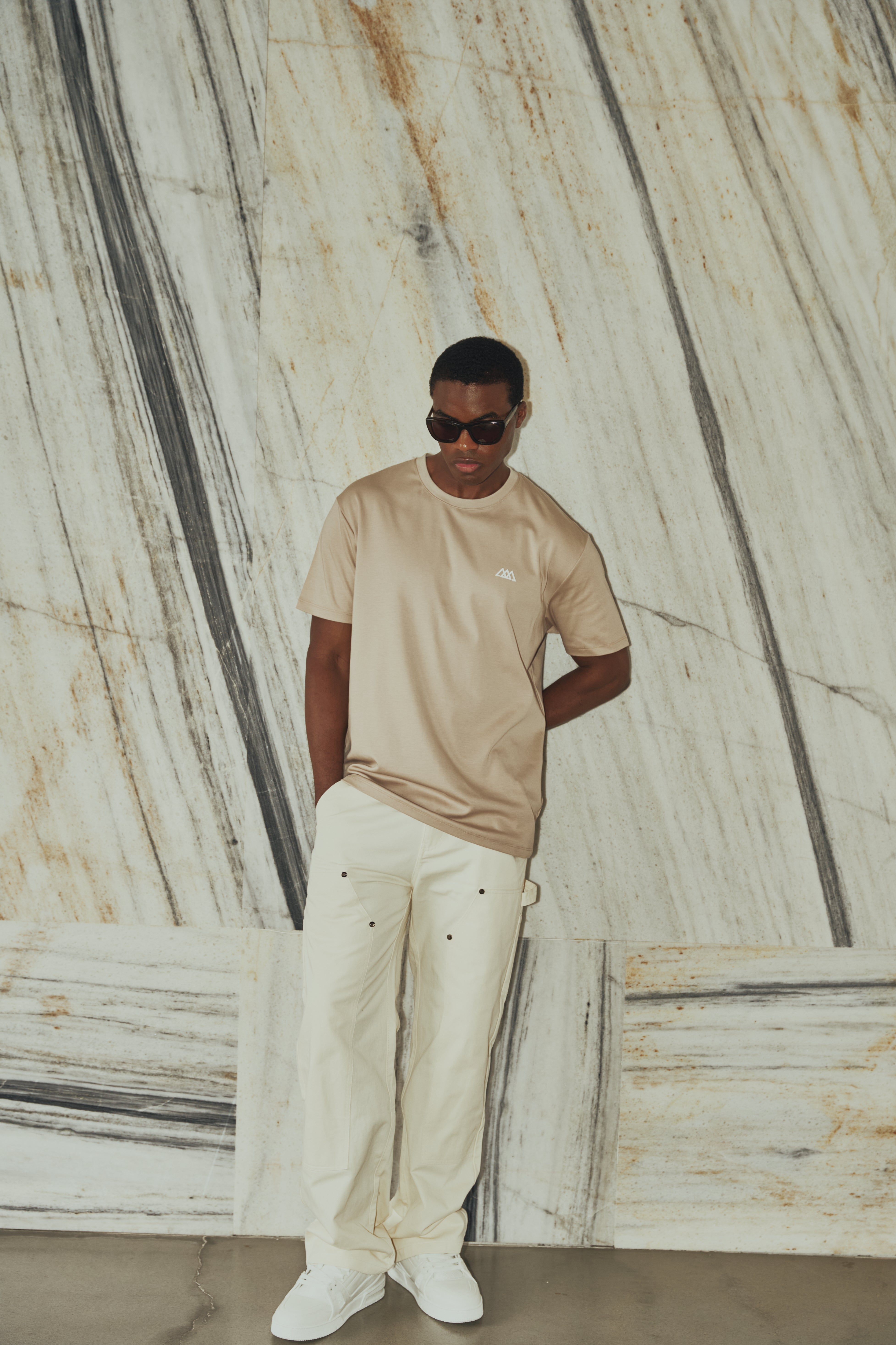 Chaos Logo Tee - Taupe