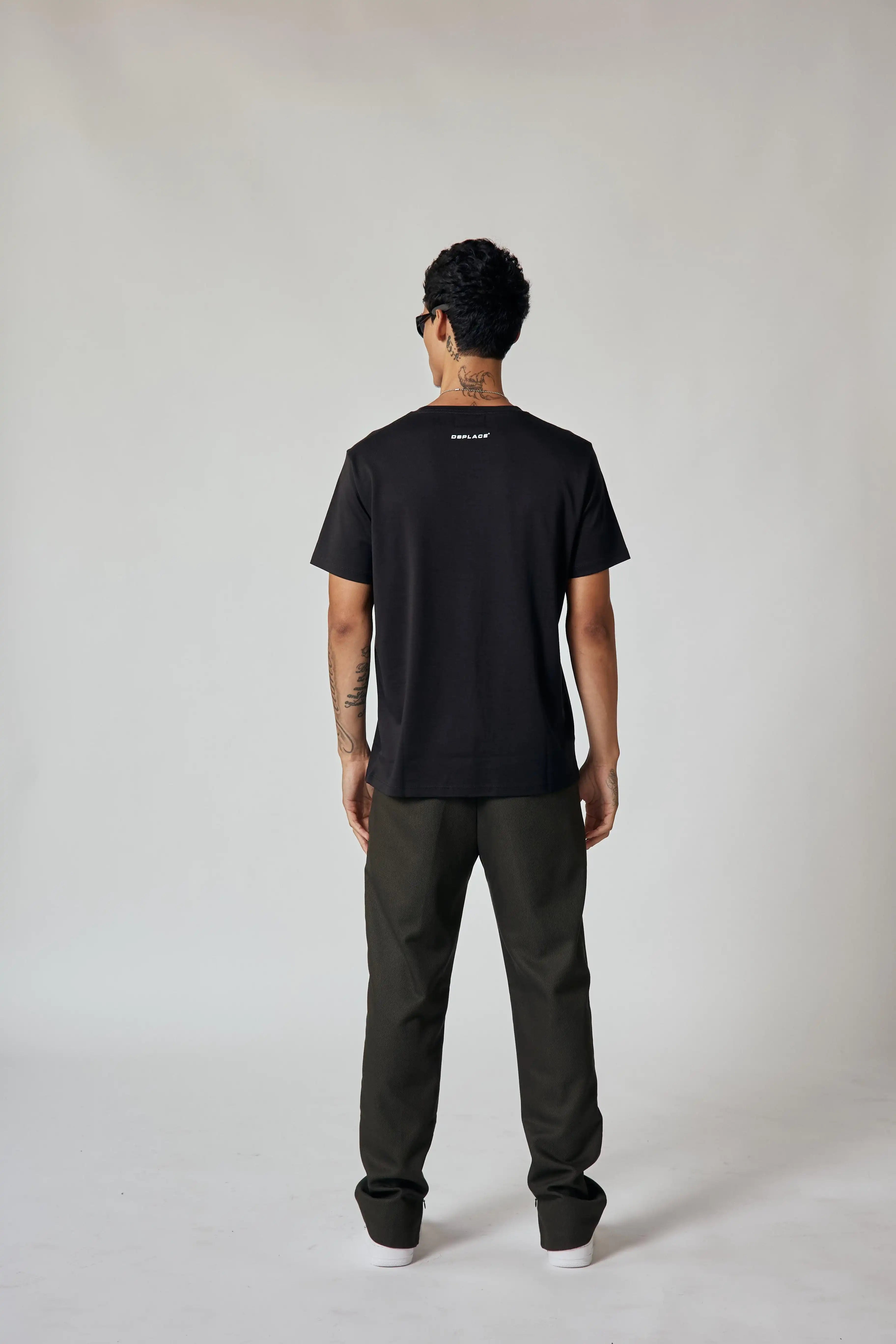 Chaos Logo Tee - Jet Black / White Logo