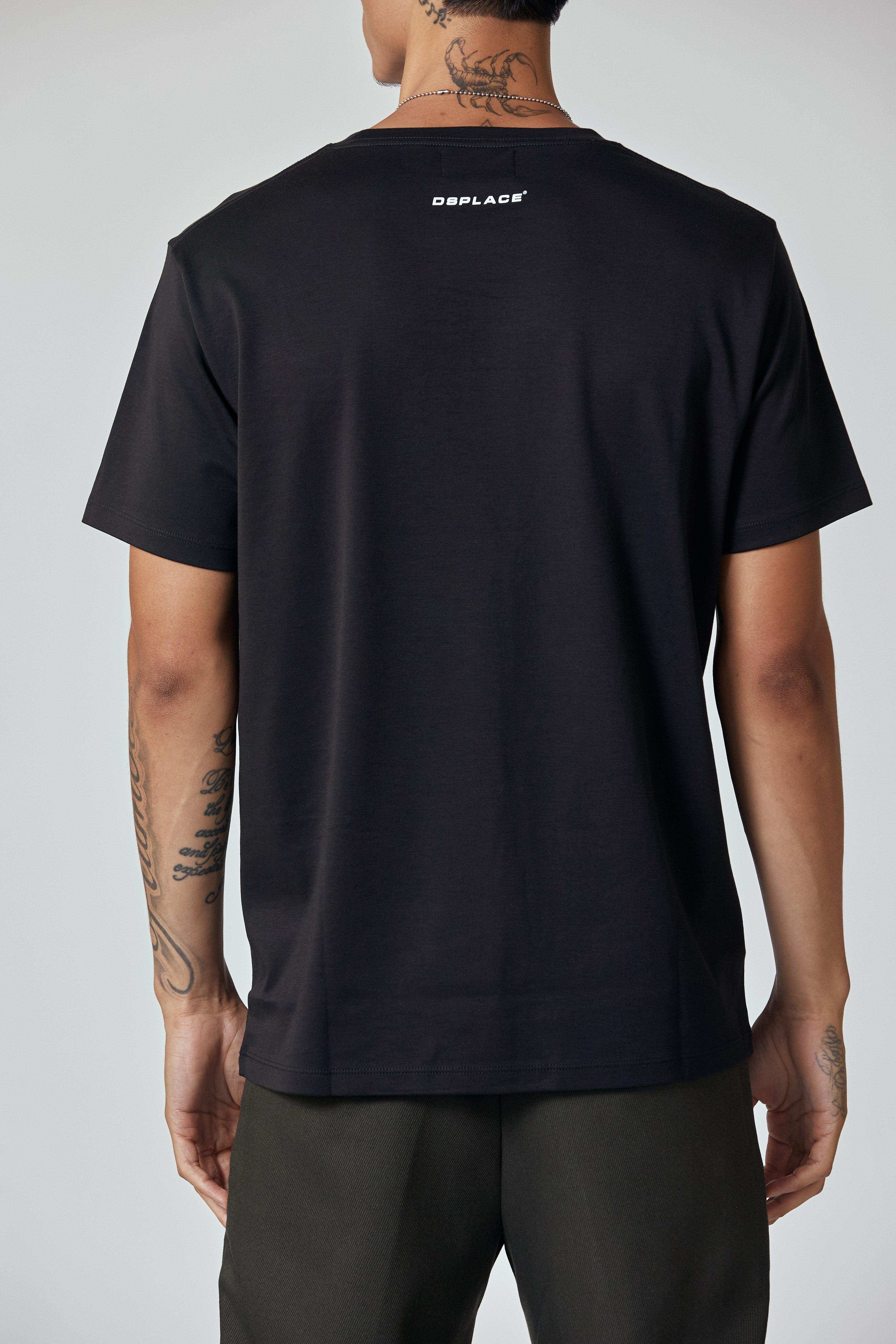 Chaos Logo Tee - Jet Black / White Logo