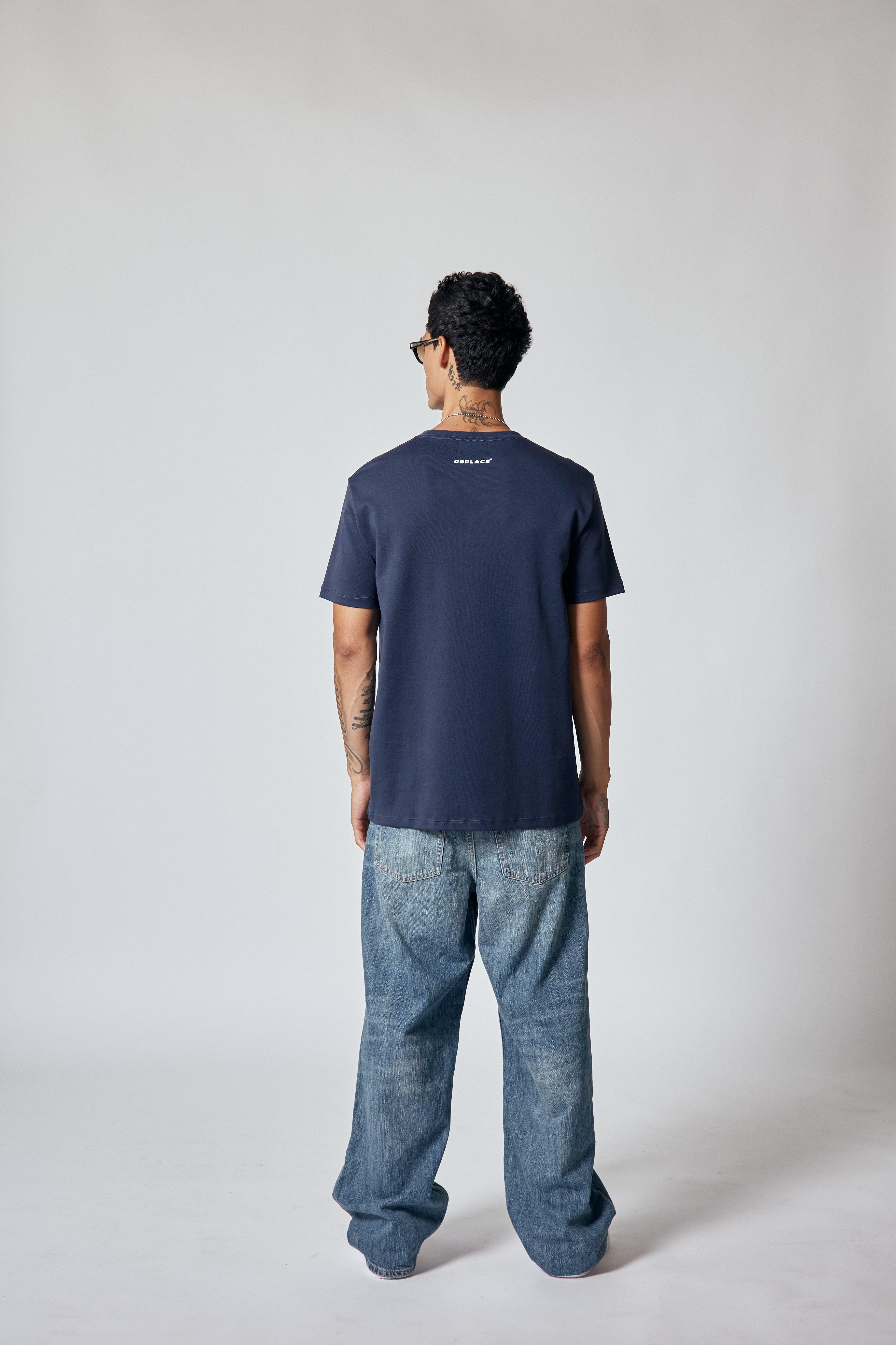 Chaos Pocket Tee - Ocean Navy