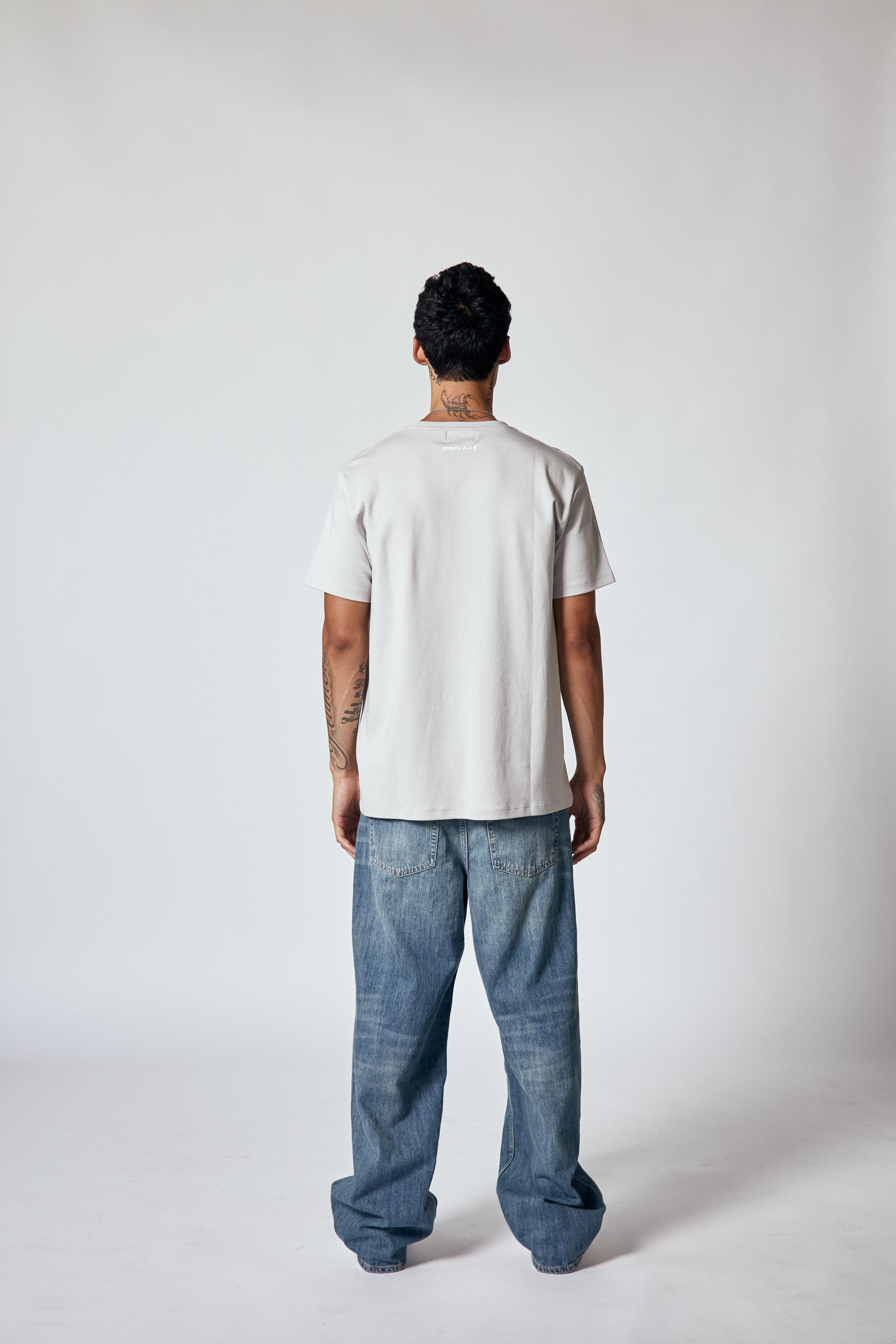 Chaos Pocket Tee - Gray Violet