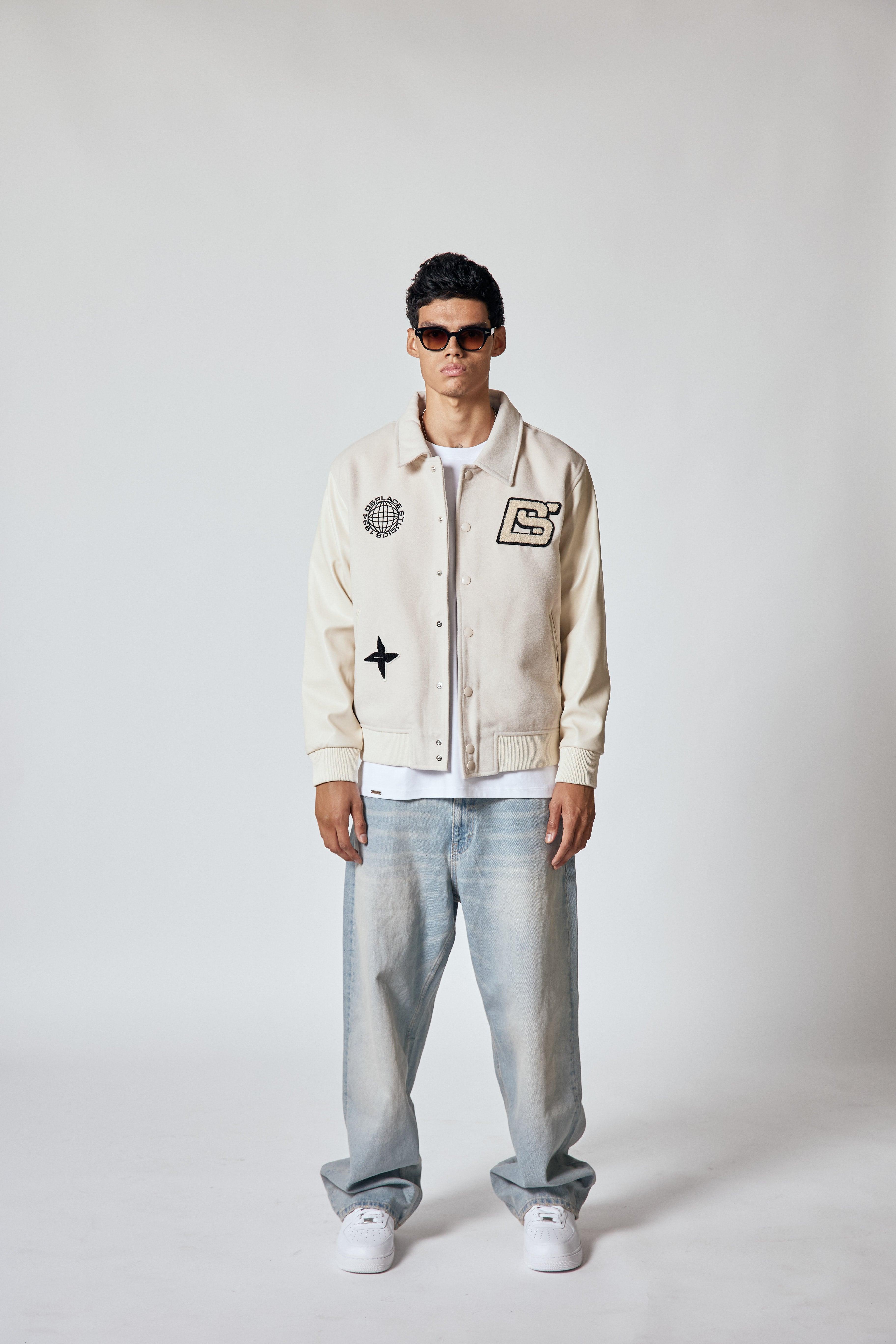 THE VARSITY JACKET - CREAM