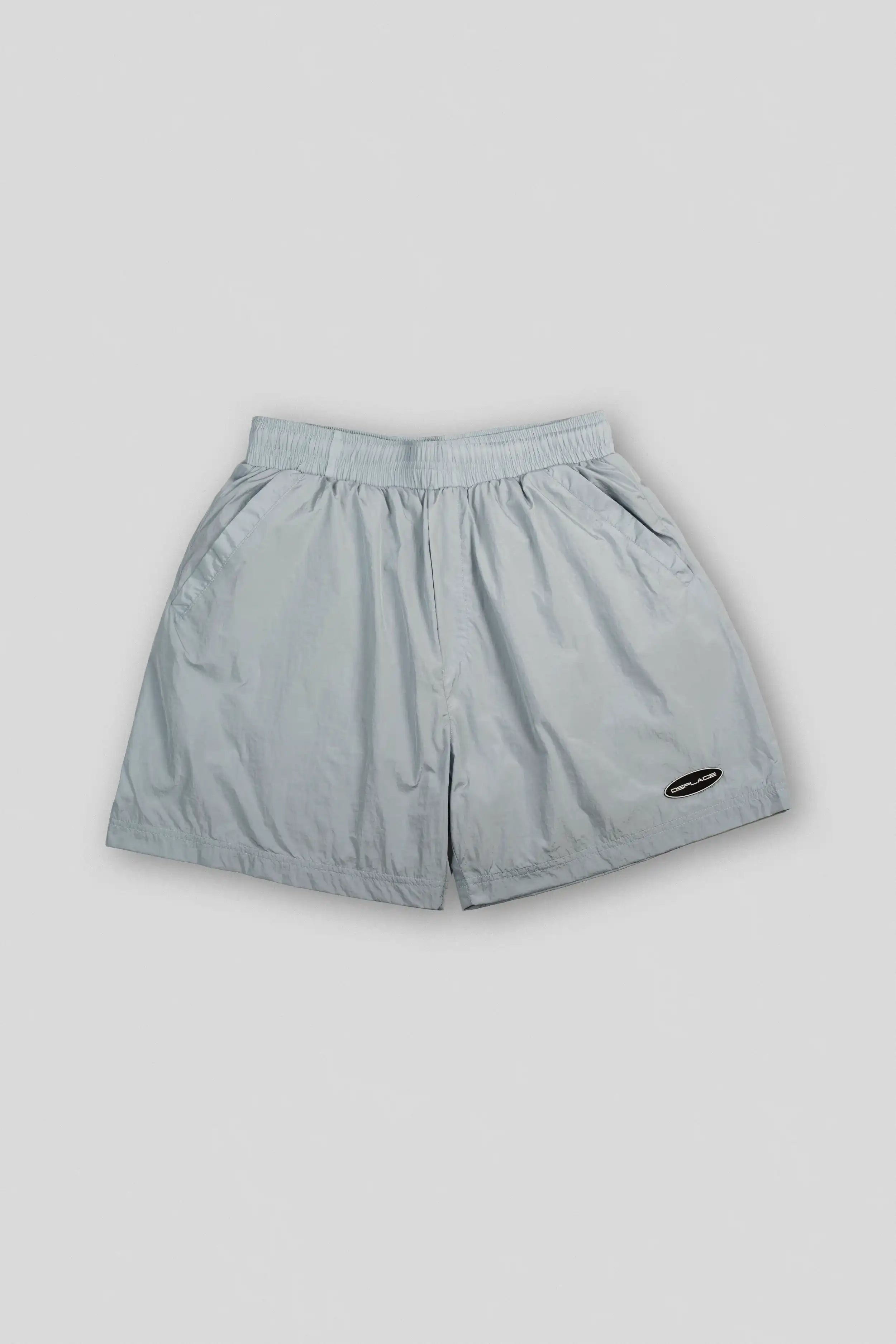 Parachute Nylon Shorts - Blue Lace