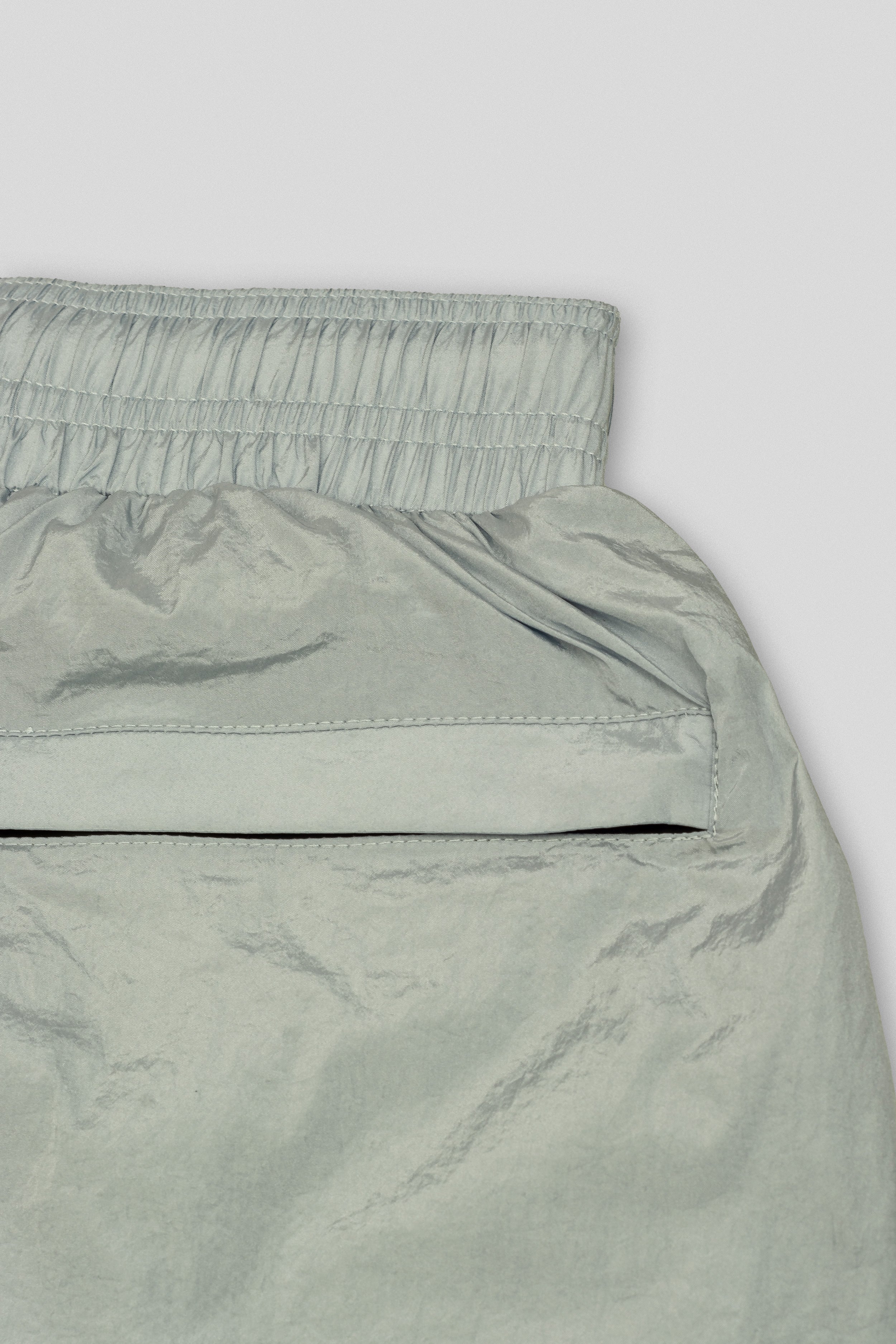 Parachute Nylon Shorts - Blue Lace