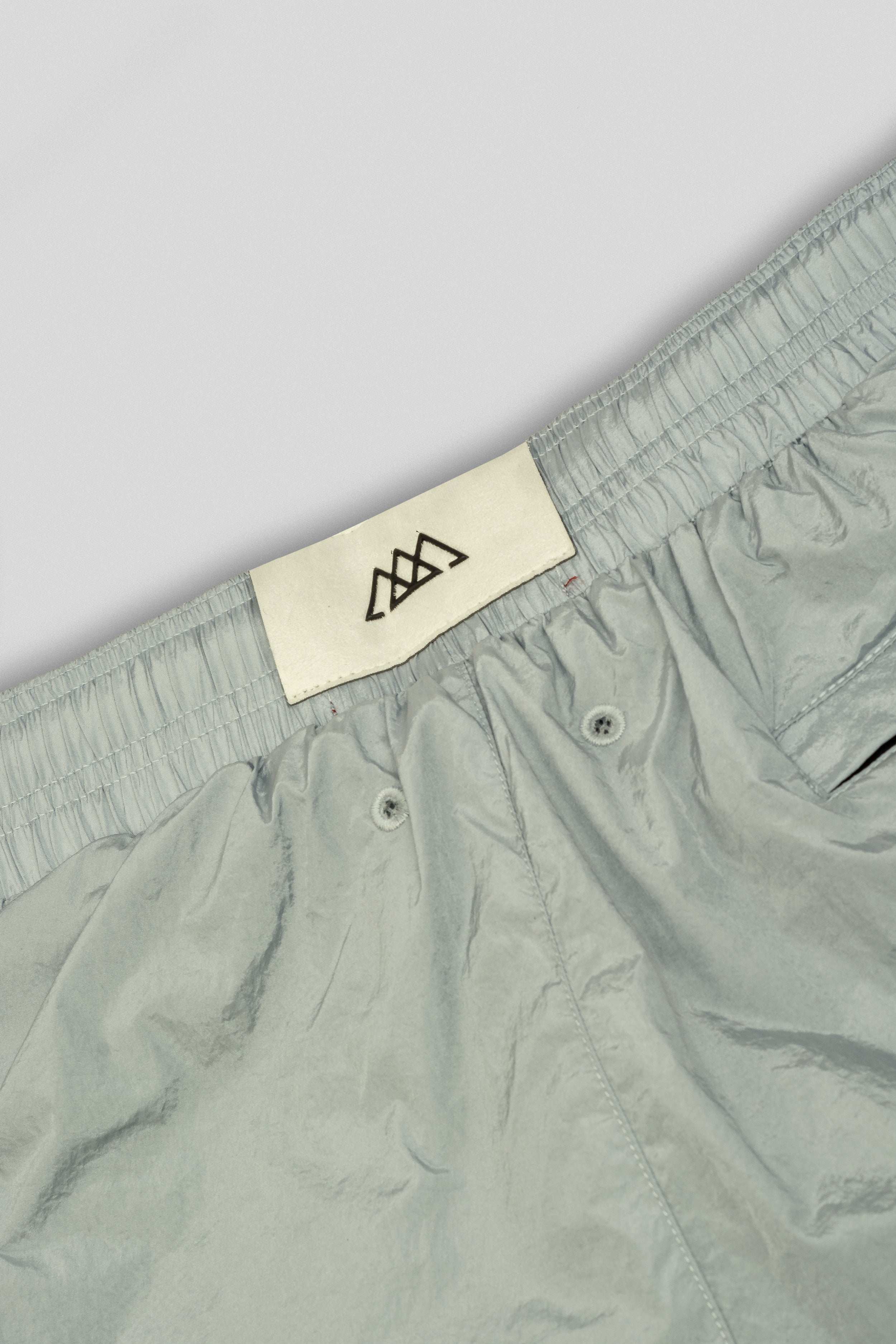 Parachute Nylon Shorts - Blue Lace