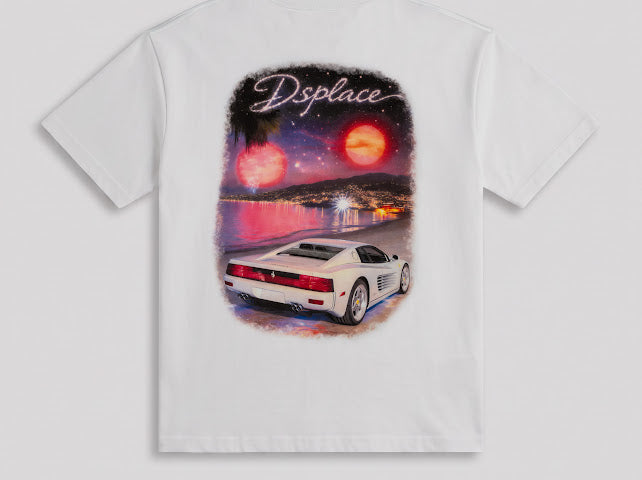 White Ferrari Boxy Tee
