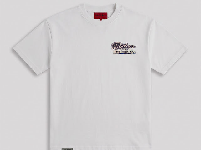 White Ferrari Boxy Tee
