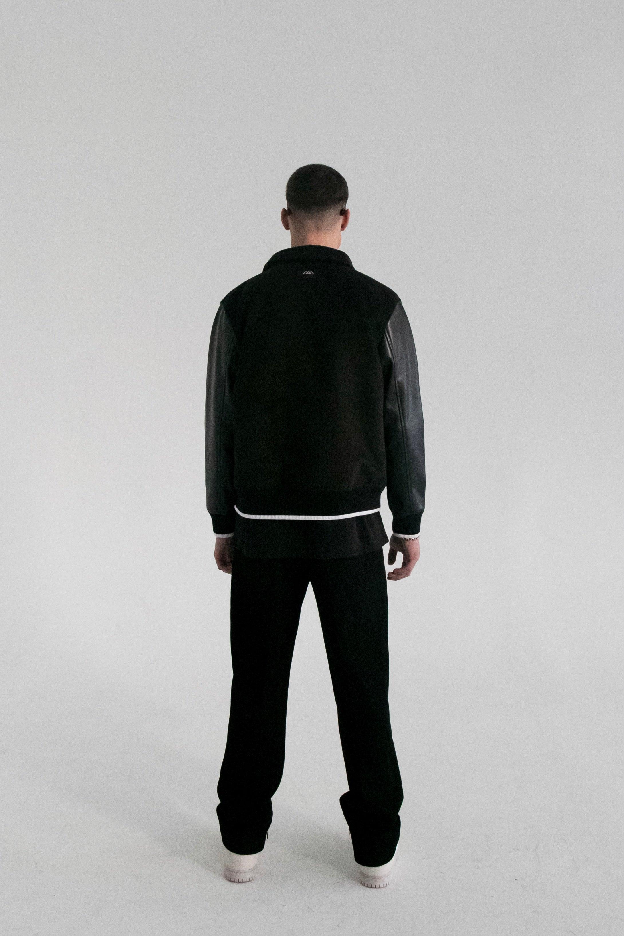 THE VARSITY JACKET - BLACK