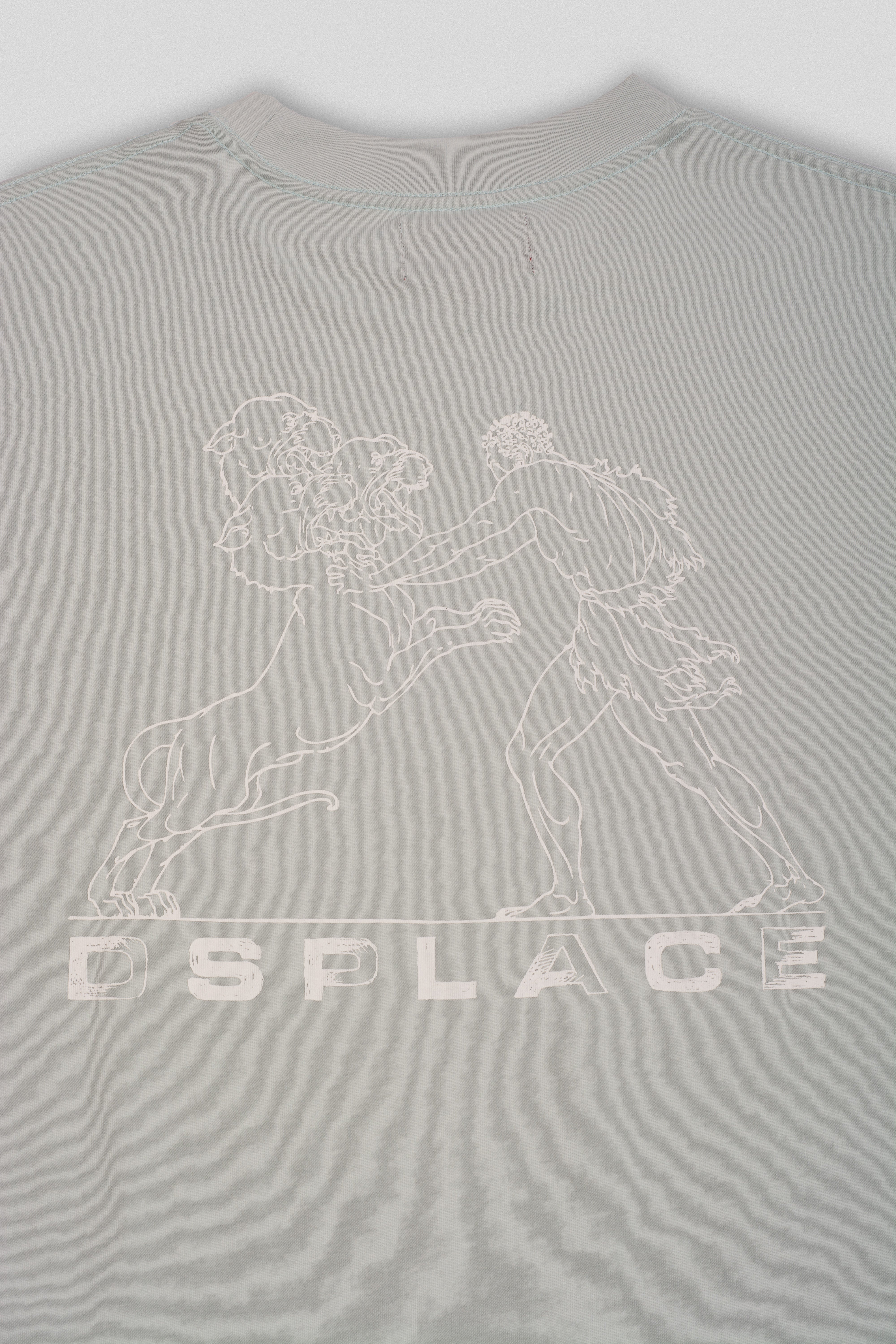 Lionheart Olympus Boxy Tee - Steel Cloud