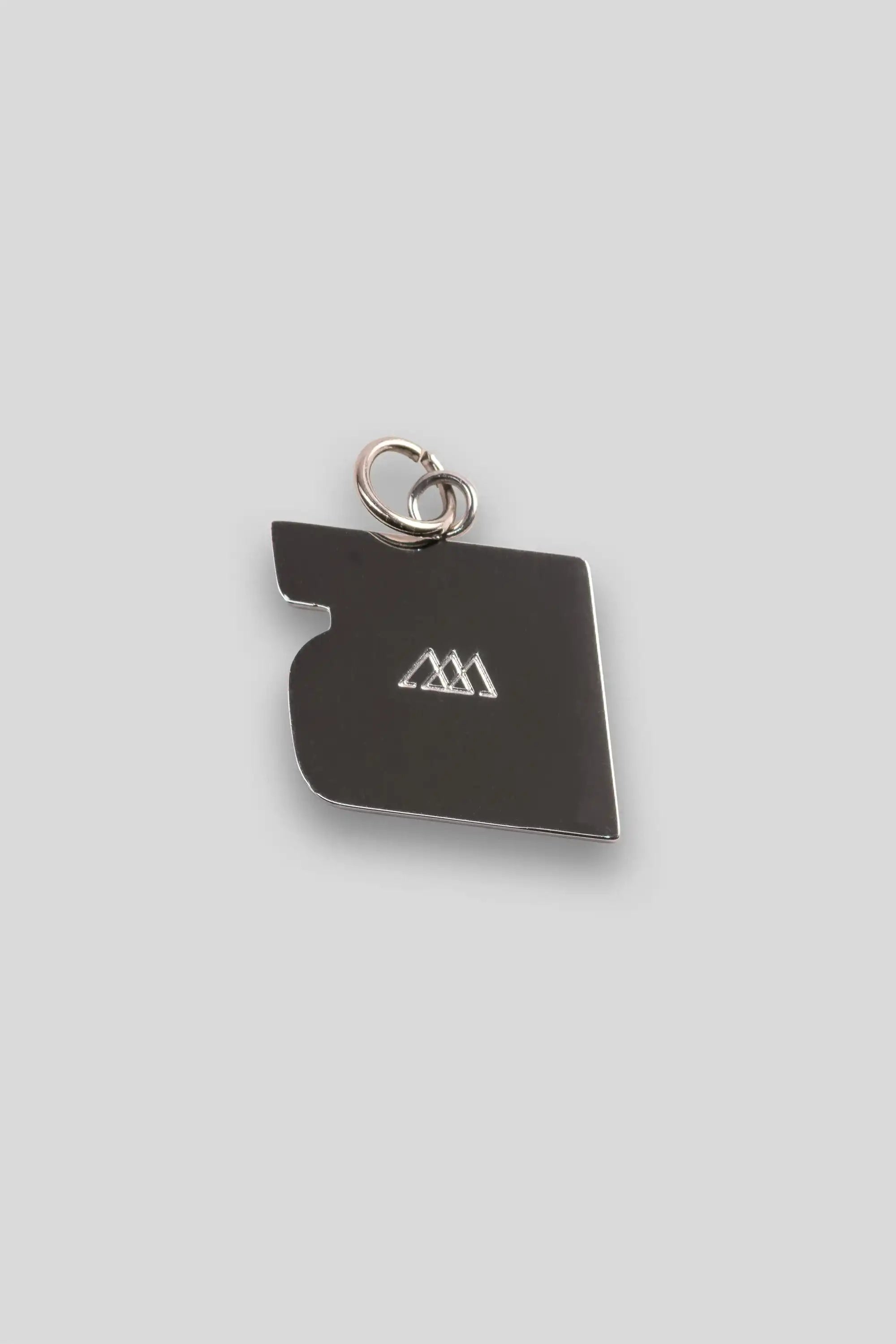 Signature Pendant - Silver/Black