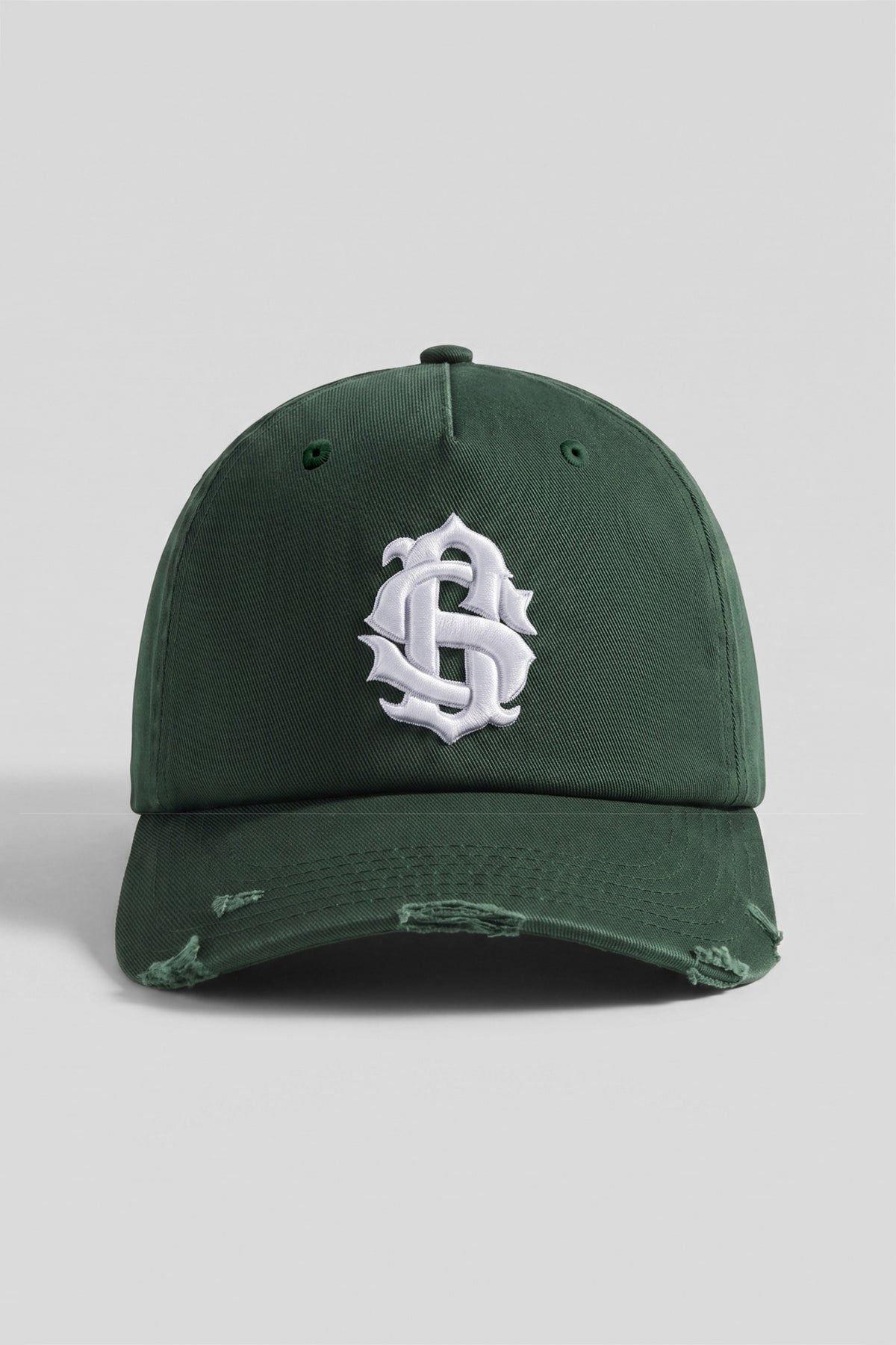 Distressed Cap - Forest Green