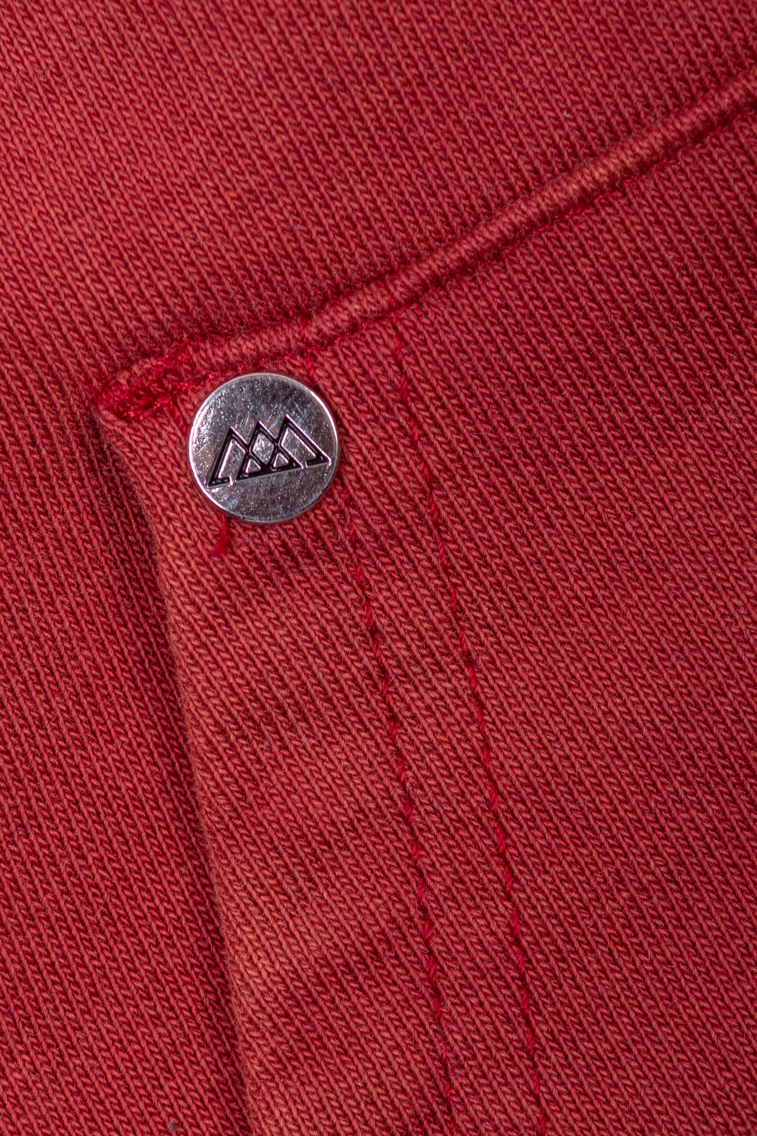 Arden Zipper Hoodie - Washed Ruby