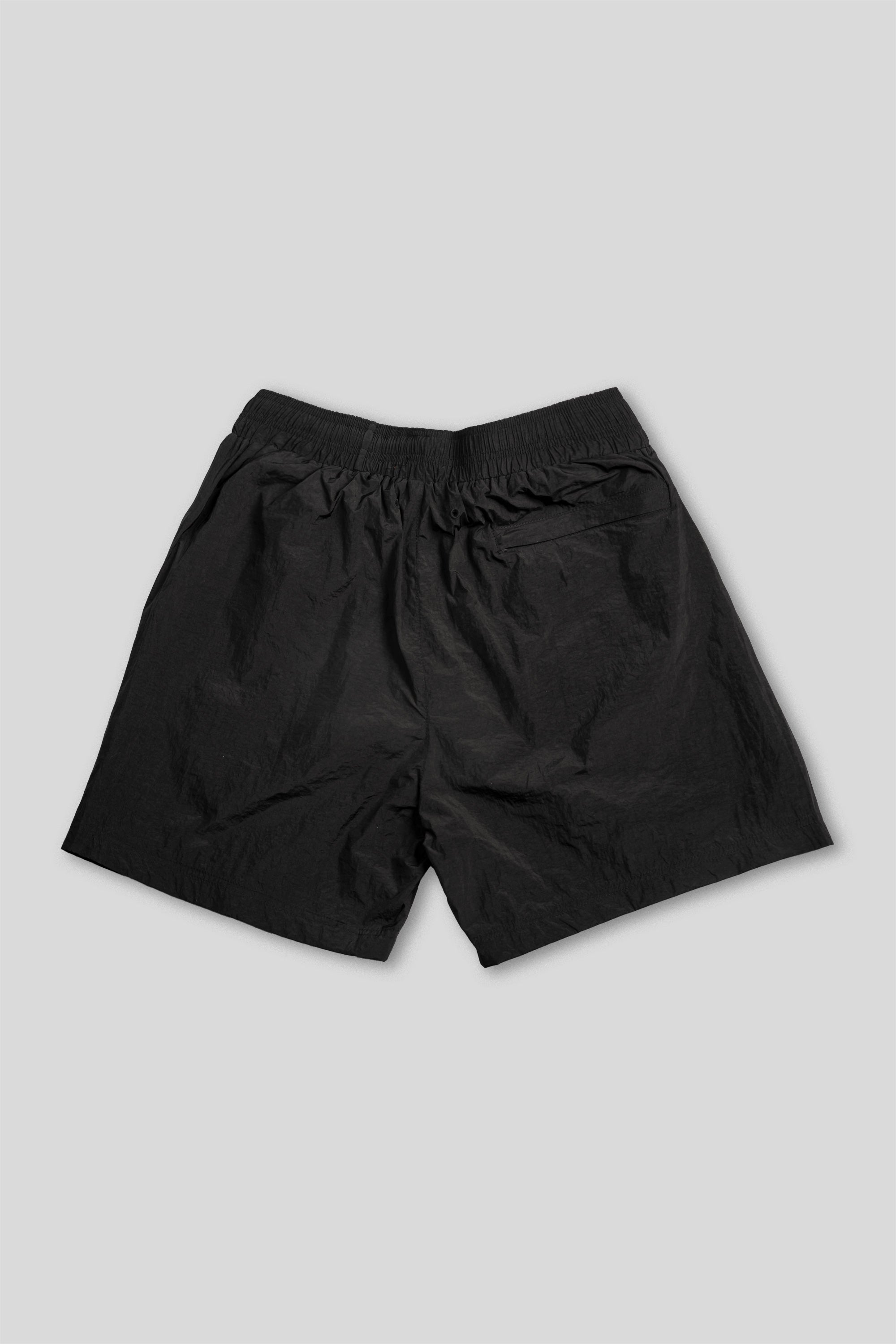Parachute Nylon Shorts - Jet Black