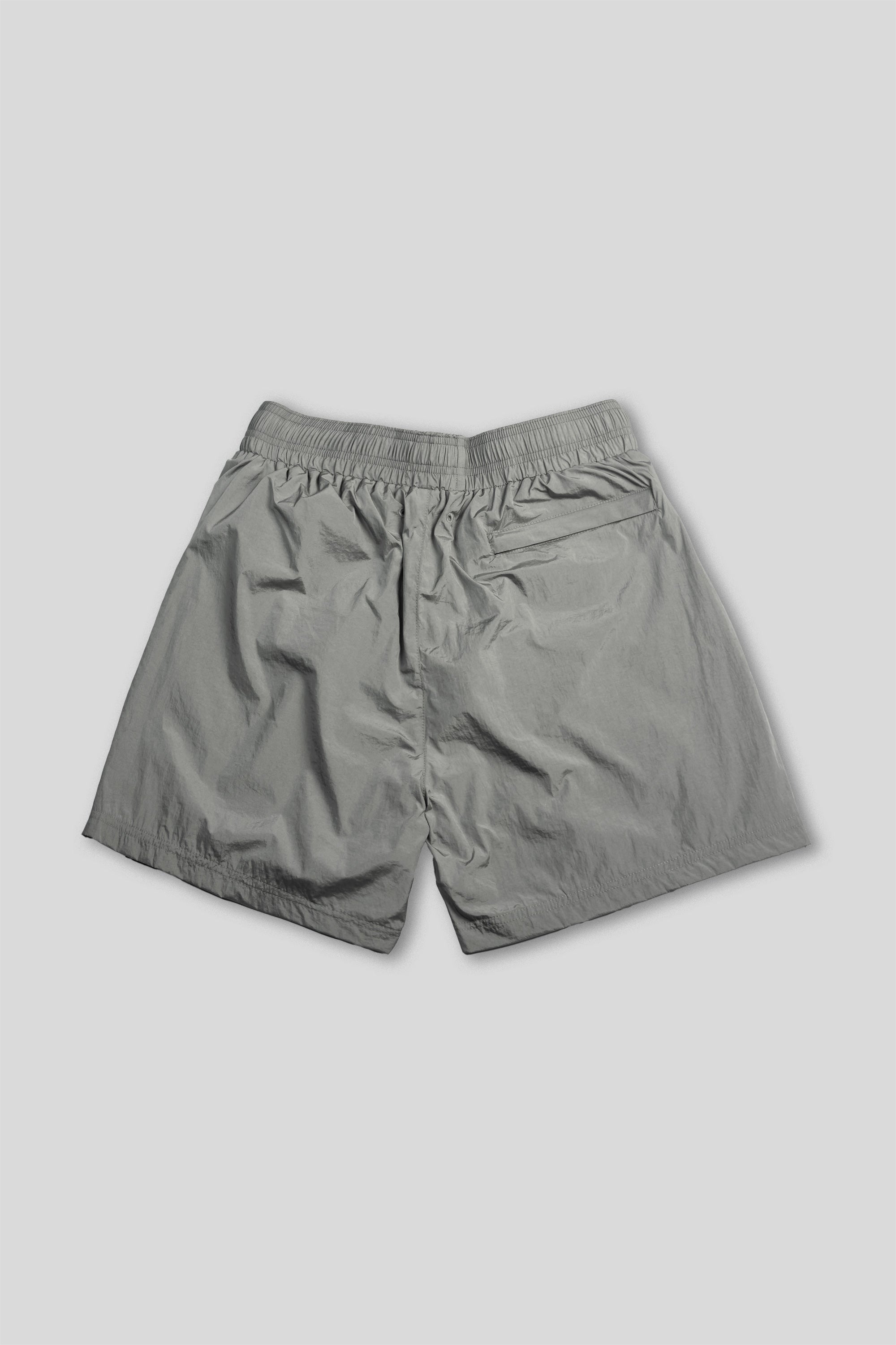 Parachute Nylon Shorts - Space Gray