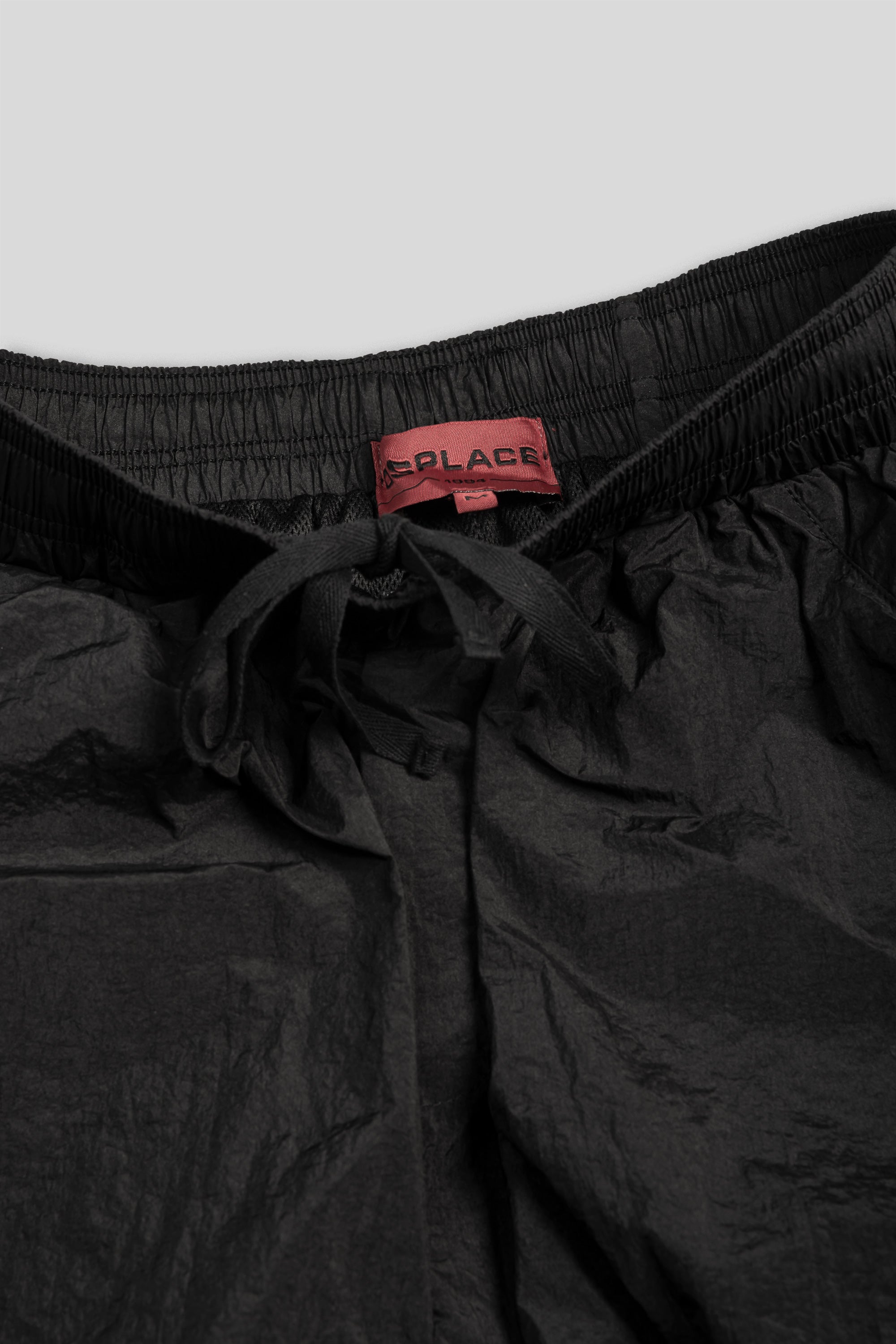 Parachute Nylon Shorts - Jet Black