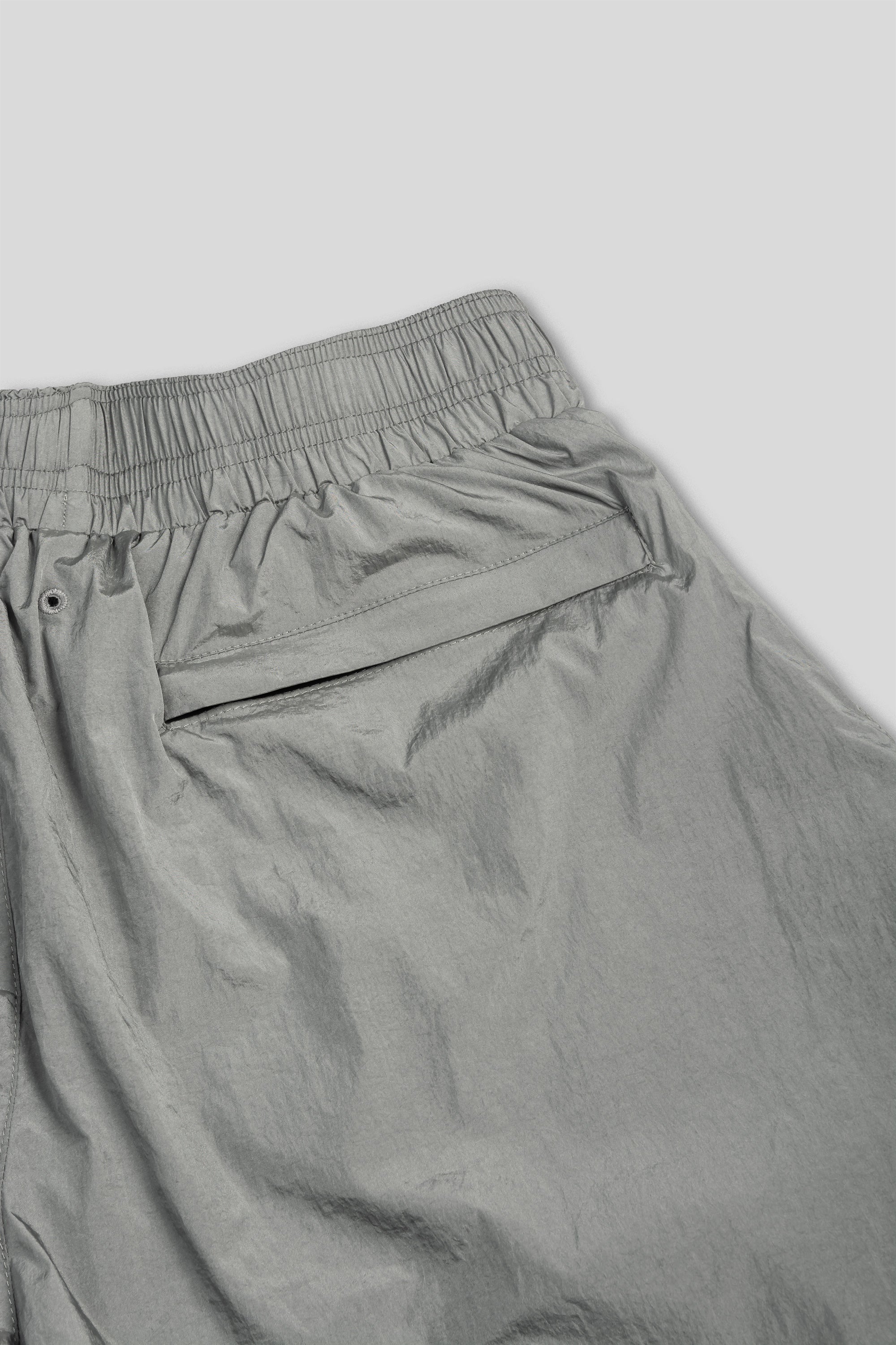 Parachute Nylon Shorts - Space Gray