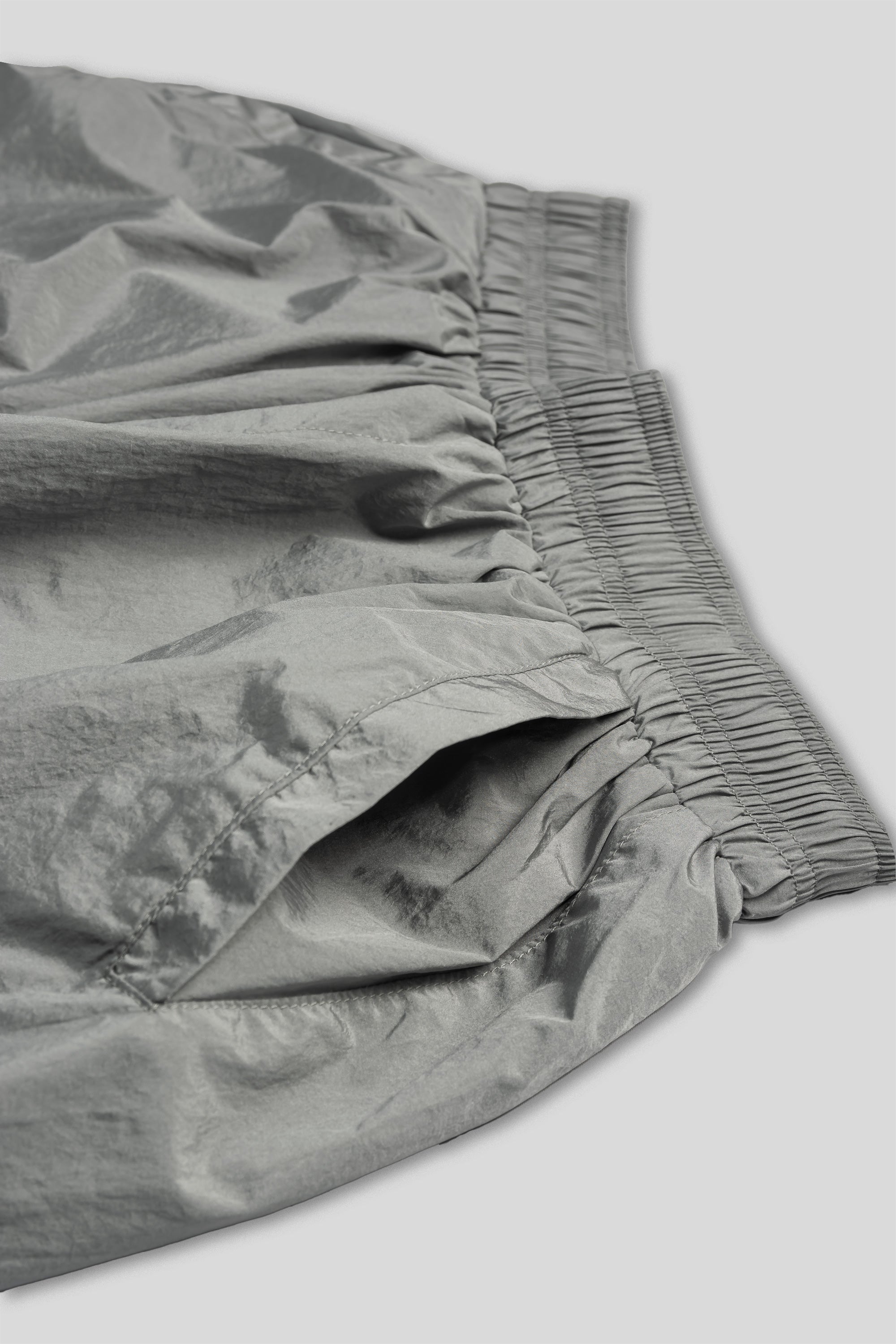 Parachute Nylon Shorts - Space Gray