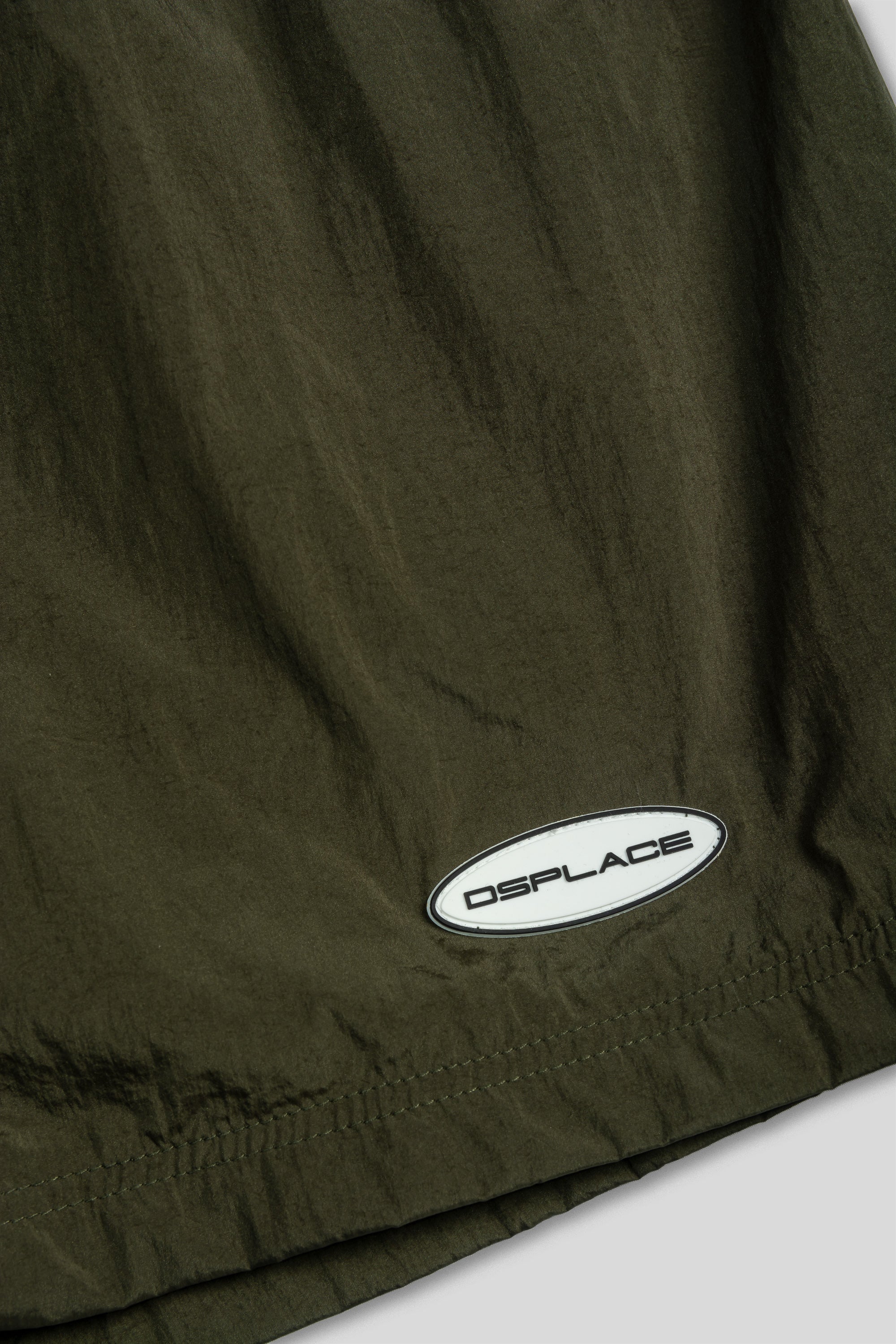 Parachute Nylon Shorts - Olive Green