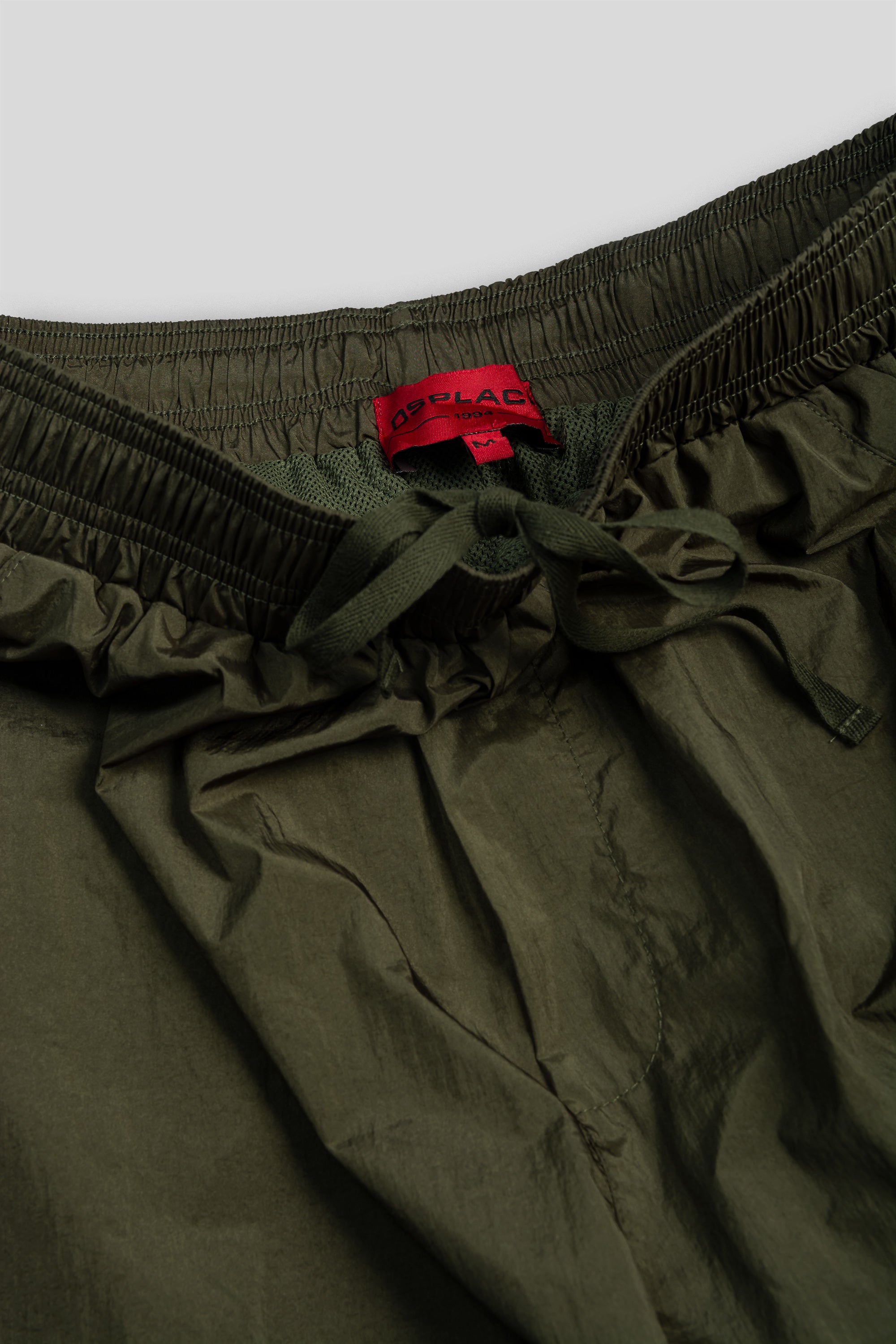 Parachute Nylon Shorts - Olive Green