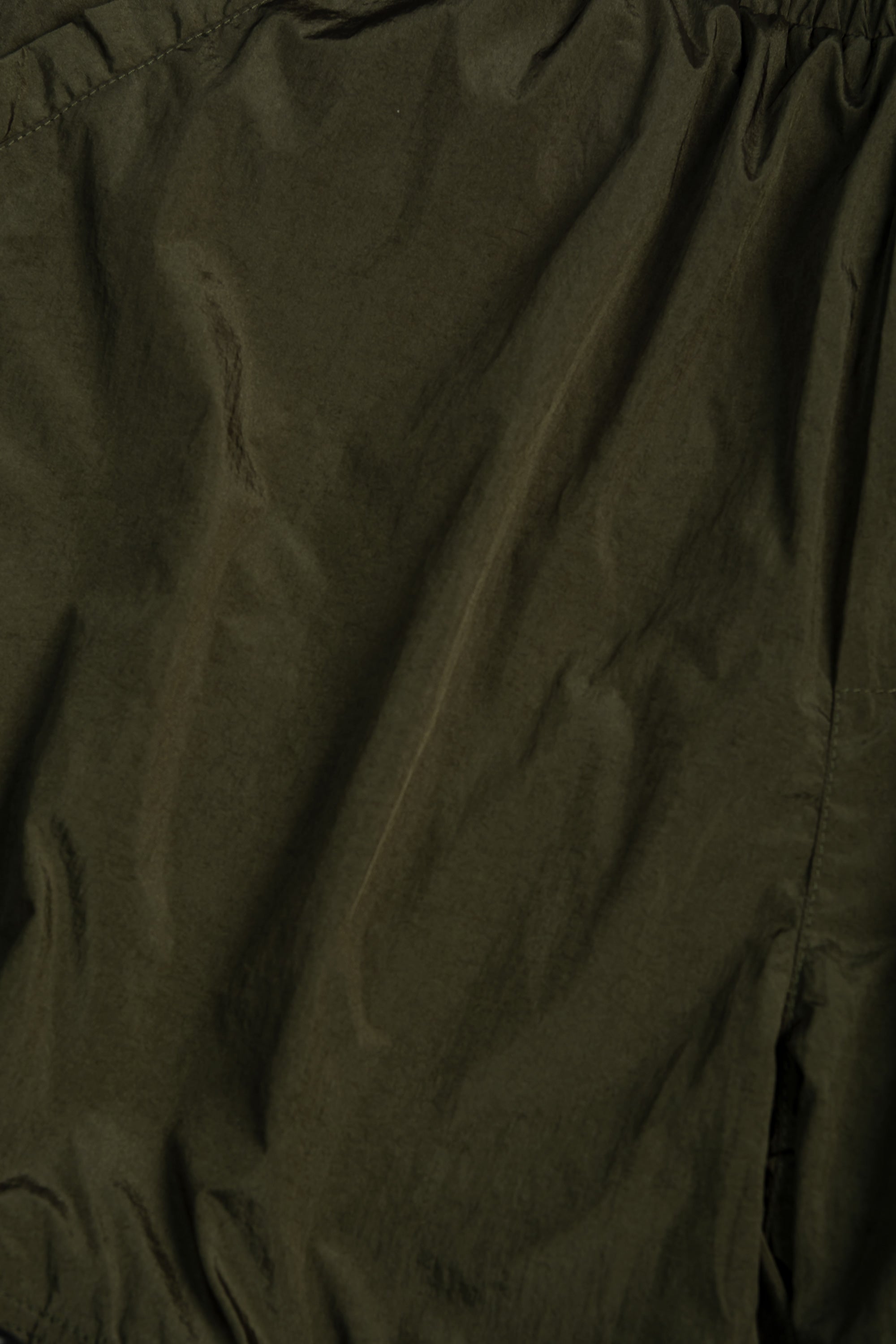 Parachute Nylon Shorts - Olive Green