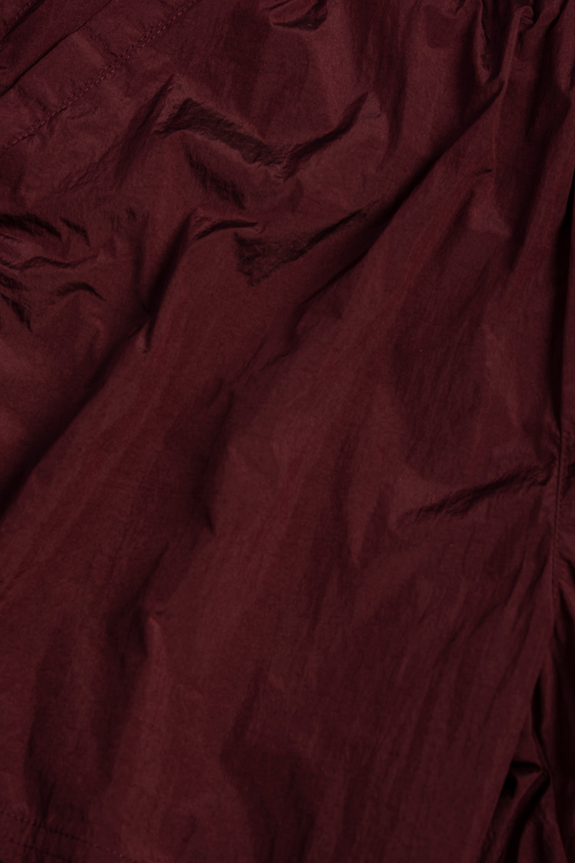 Parachute Nylon Shorts - Marsala Red