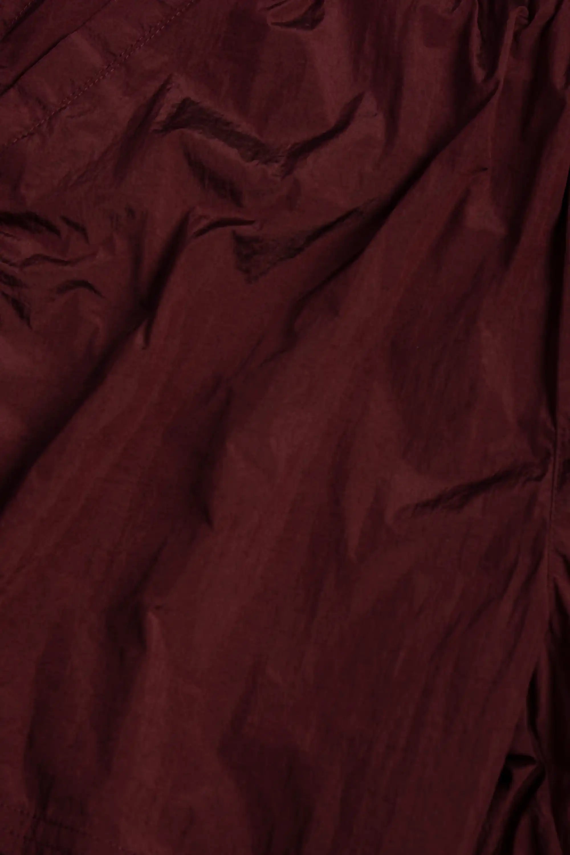 Parachute Nylon Shorts - Marsala Red