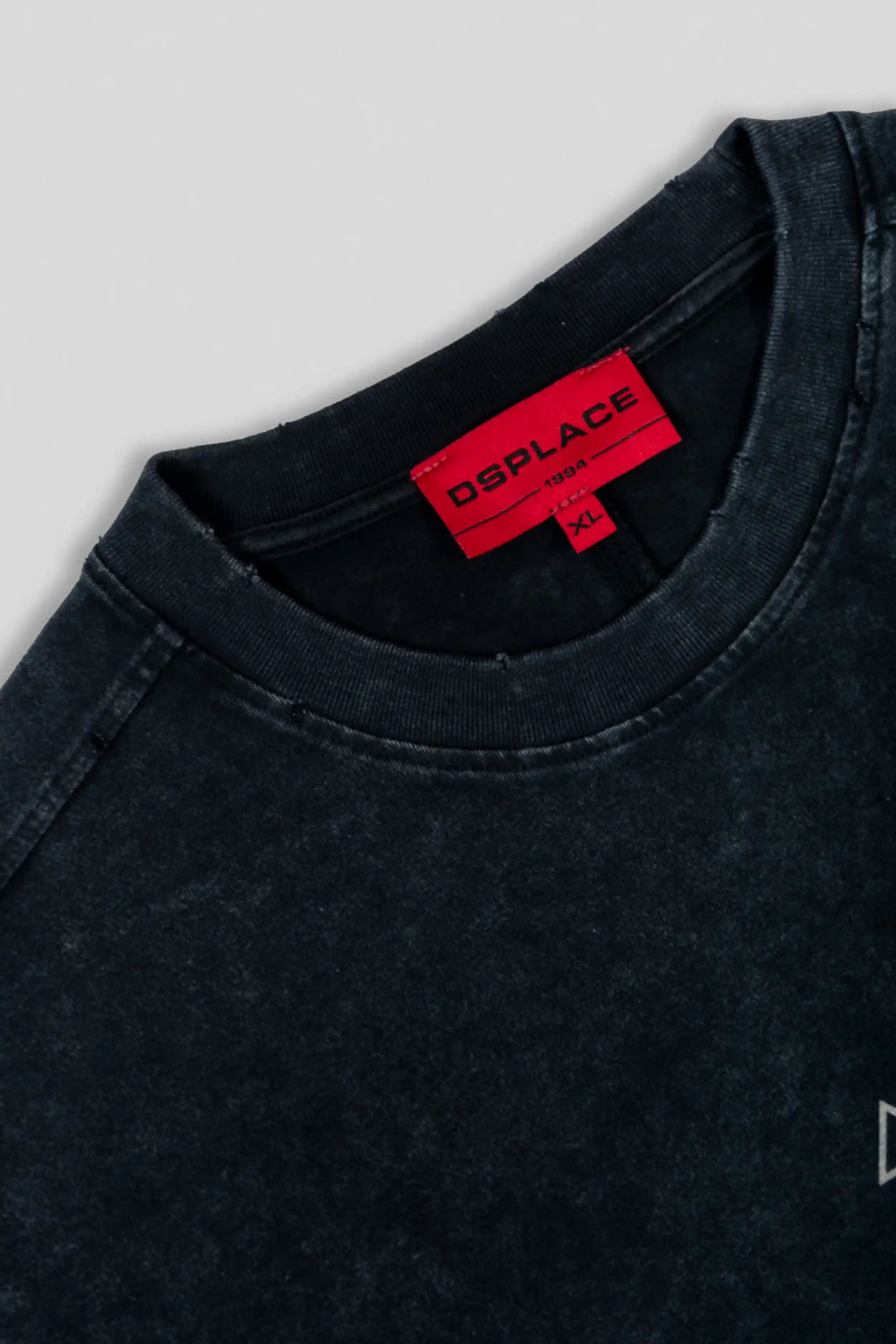 Brickell Sleeveless Tank - Carbon Black Washed