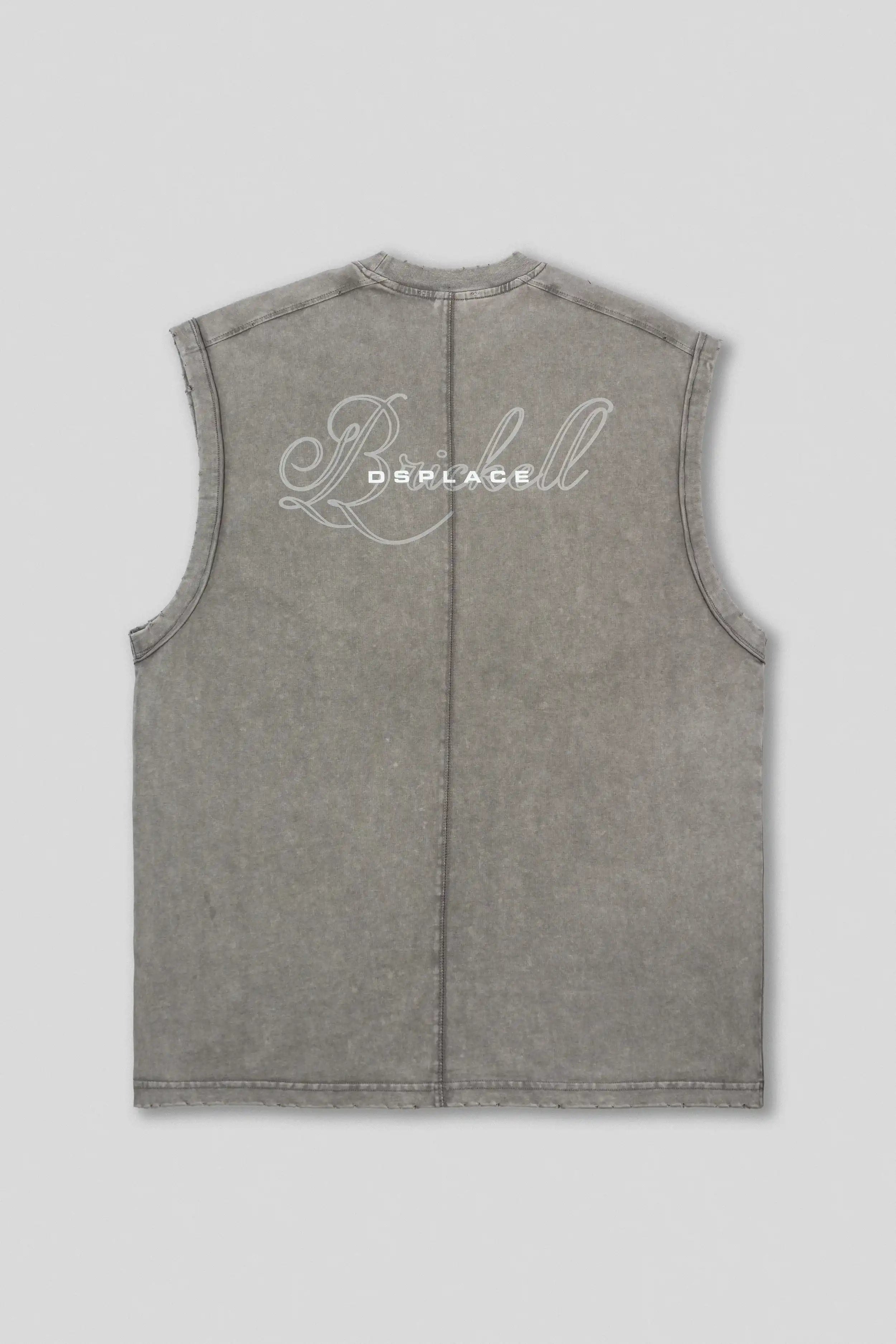 Brickell Sleeveless Tank - Glacier Gray Washed