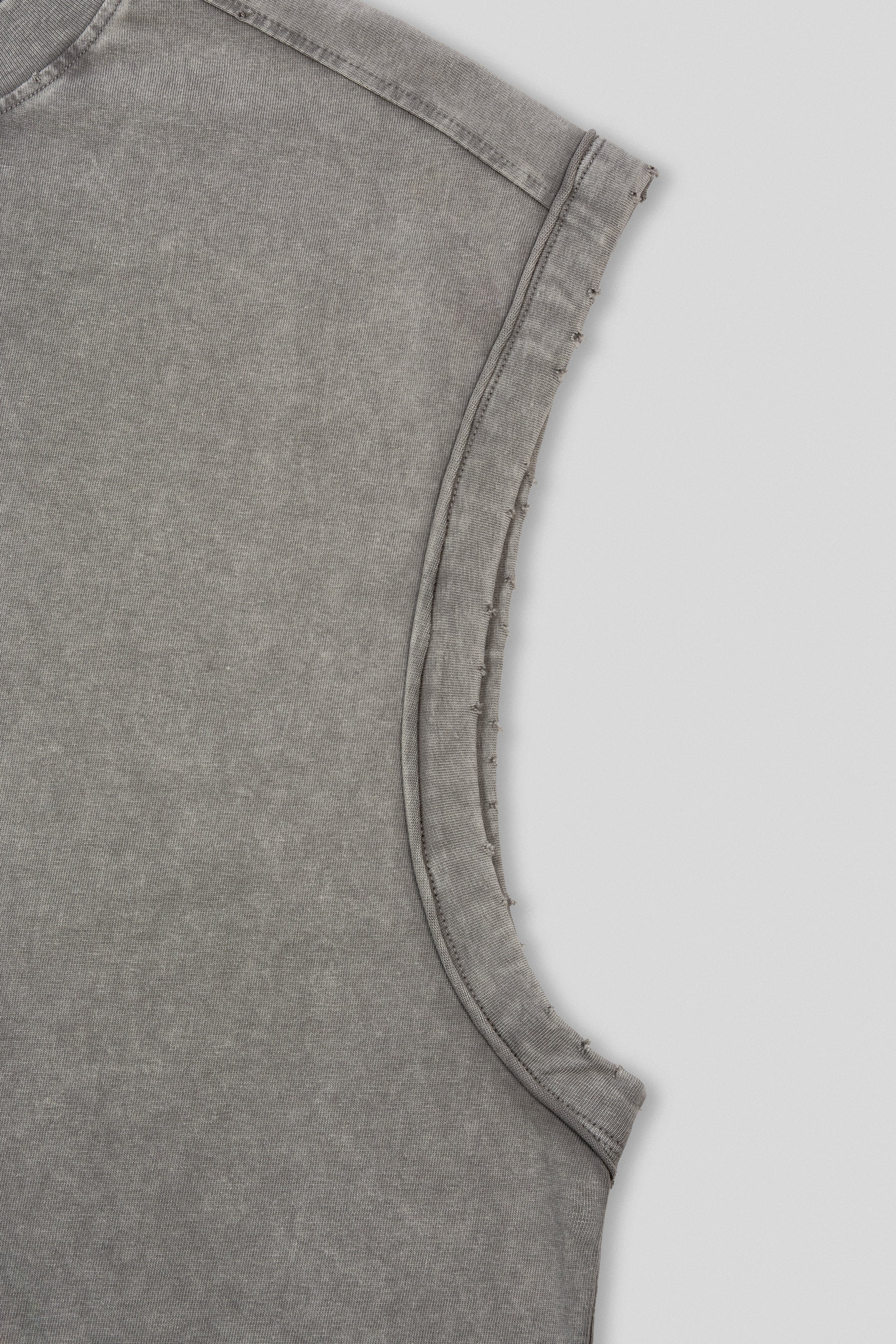 Sleeveless Tank - Glacier Gray Washed