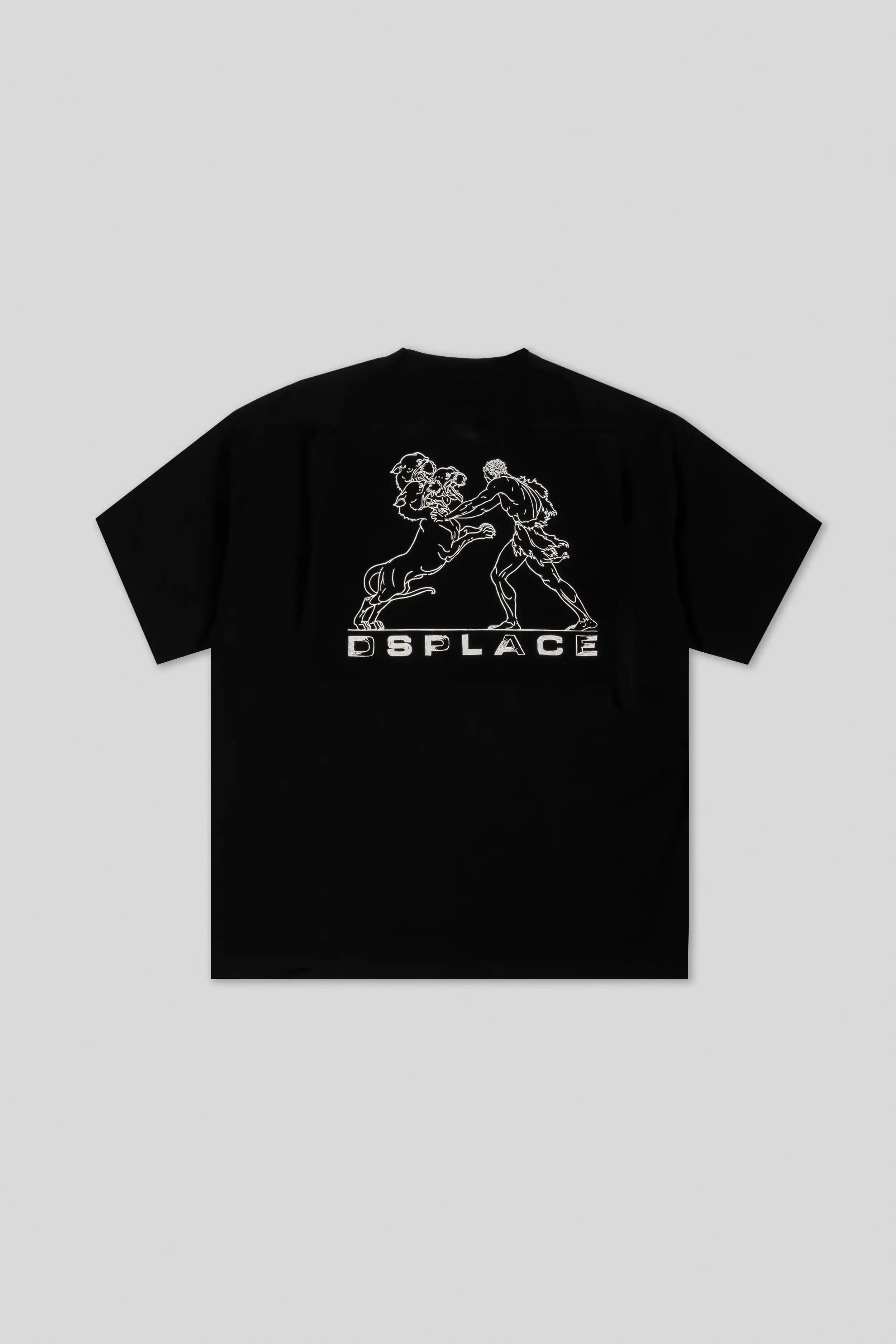 Lionheart Boxy Tee - Jet Black