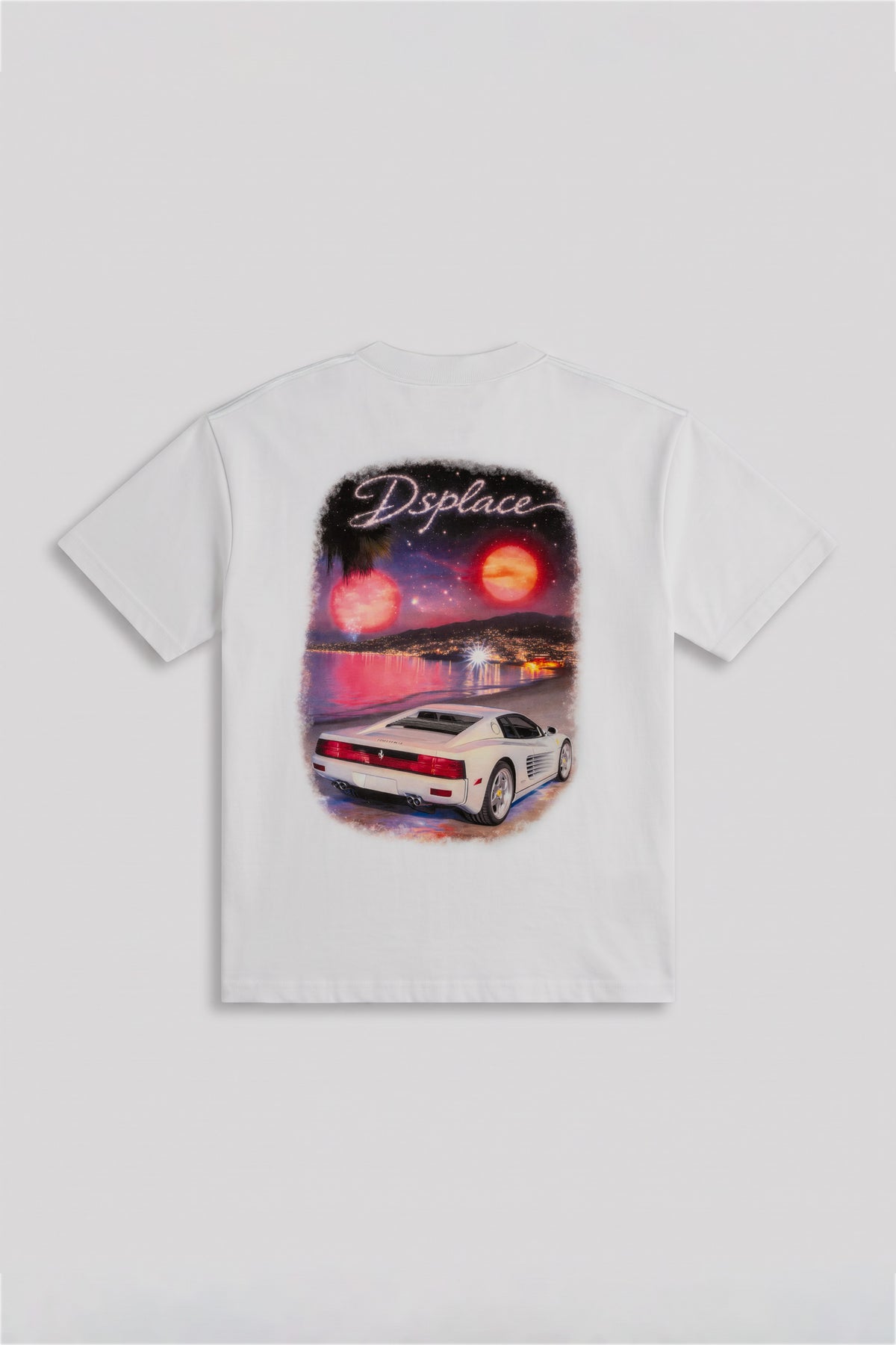 Ferrari Boxy Tee - Salt White