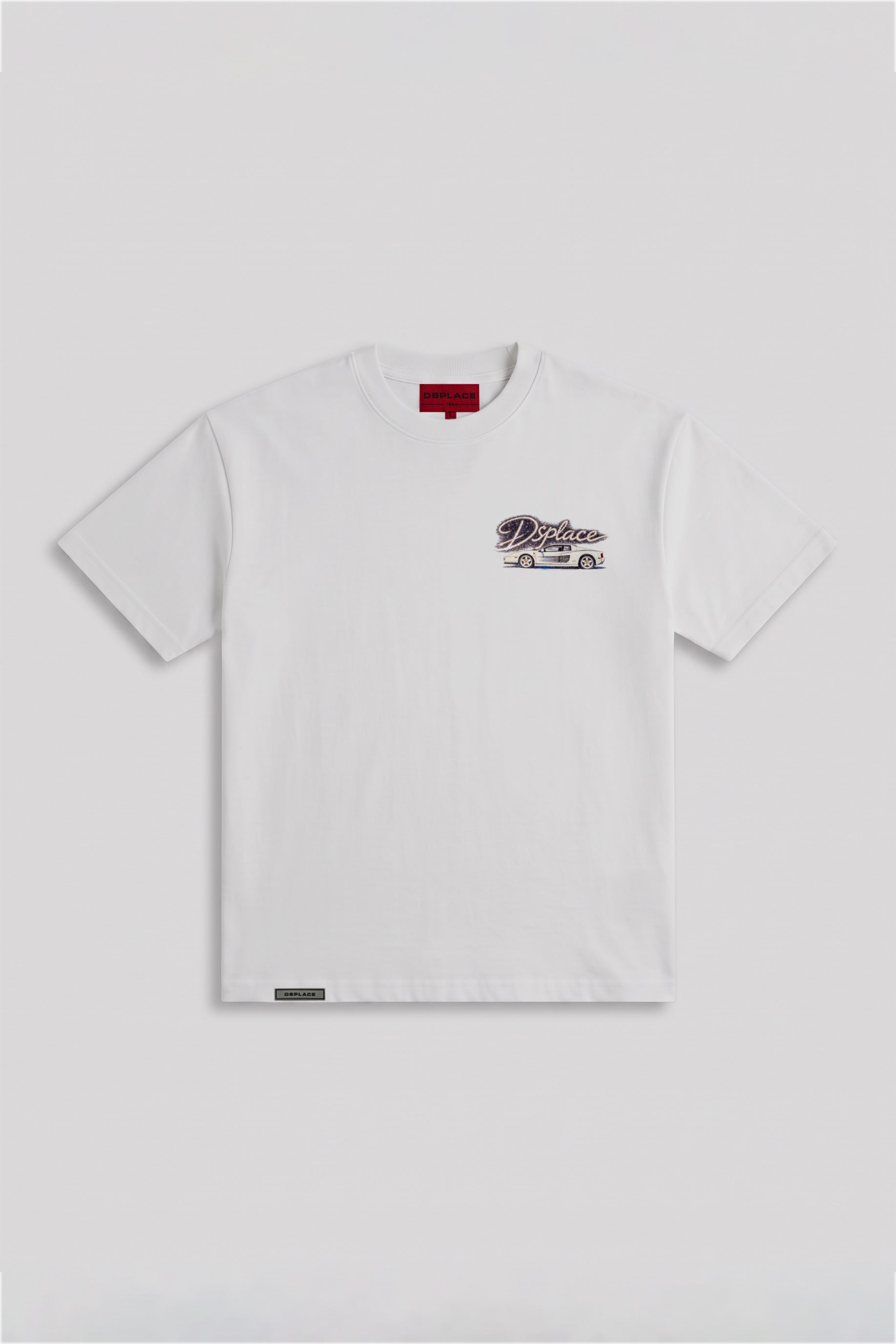 White Ferrari Boxy Tee