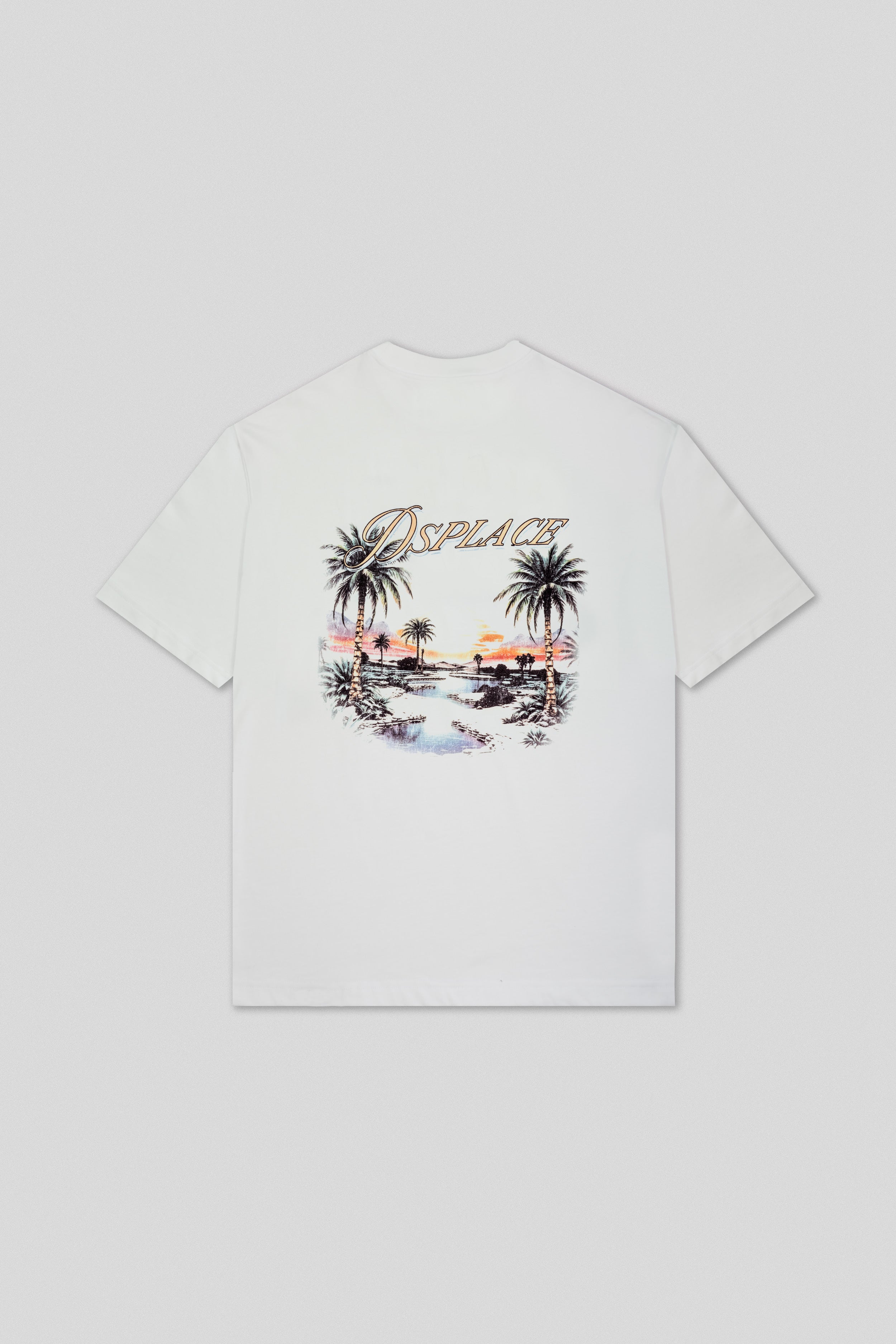 Paradise Boxy Tee - Salt White